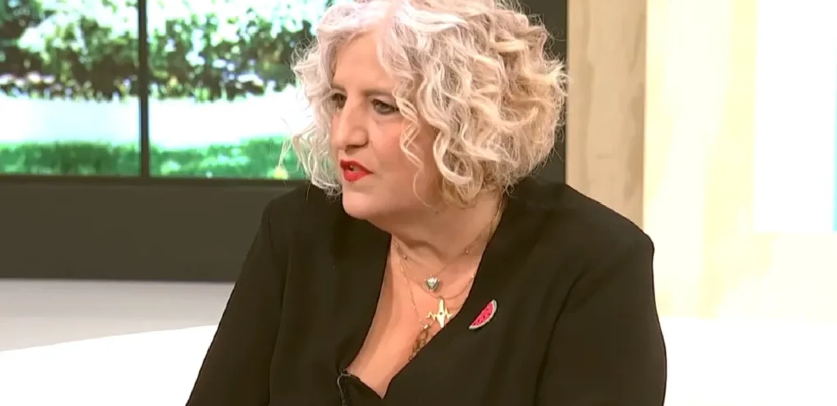 Μάρθα Φριντζήλα: Της ζήτησαν από την ΕΡΤ να βγάλει την καρφίτσα για την Παλαιστίνη και αρνήθηκε - Δείτε βίντεο