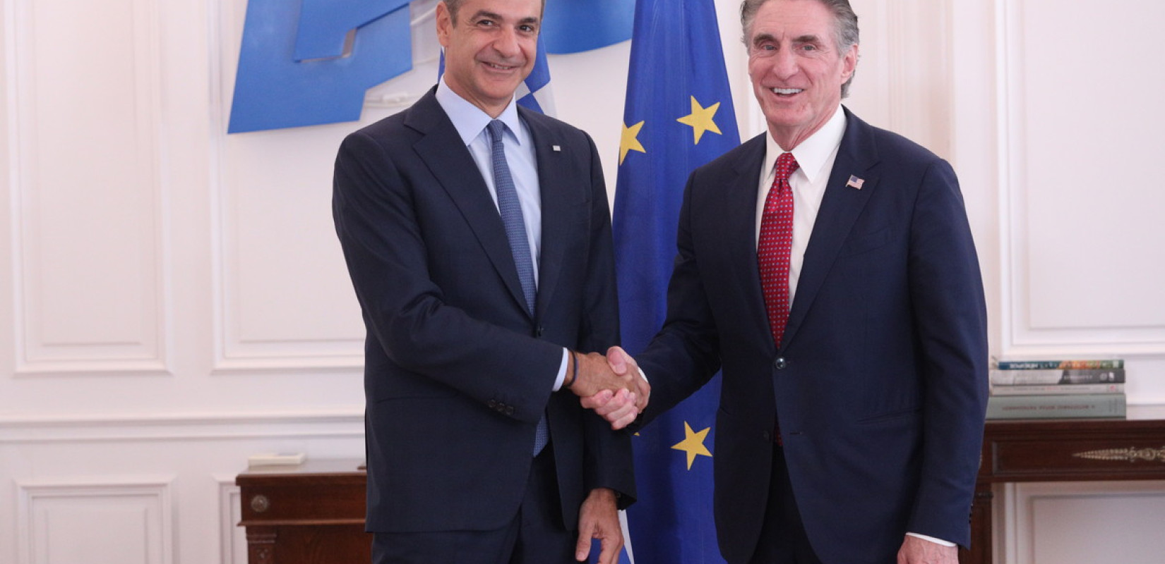K. Μητσοτάκης - Συνάντηση με τον υπουργό Εσωτερικών των ΗΠΑ: «Η Ελλάδα προσβλέπει στην περαιτέρω ενεργειακή συνεργασία»