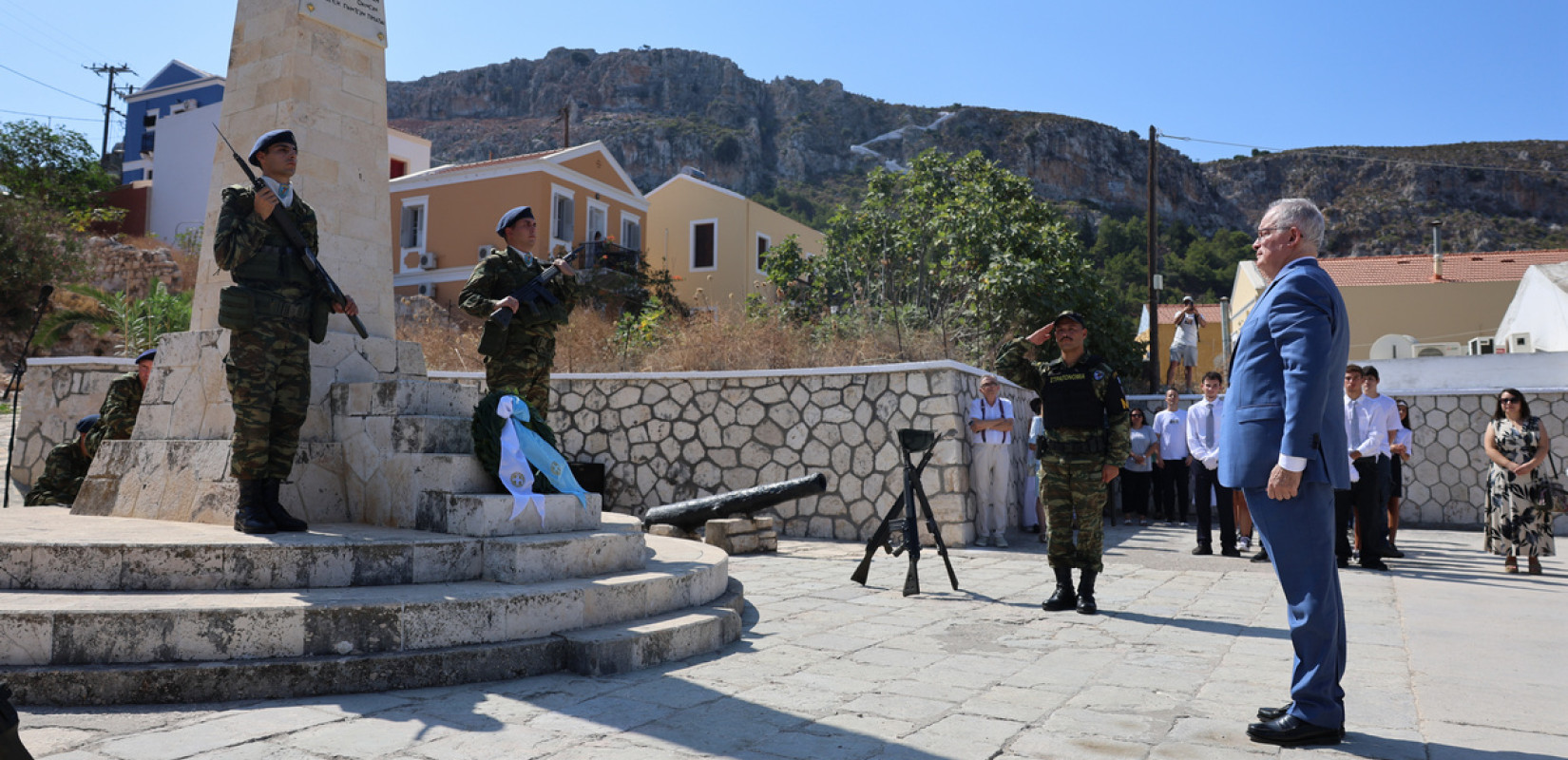 Επίσκεψη του Προέδρου της Δημοκρατίας Κωνσταντίνου Τασούλα στο Καστελλόριζο