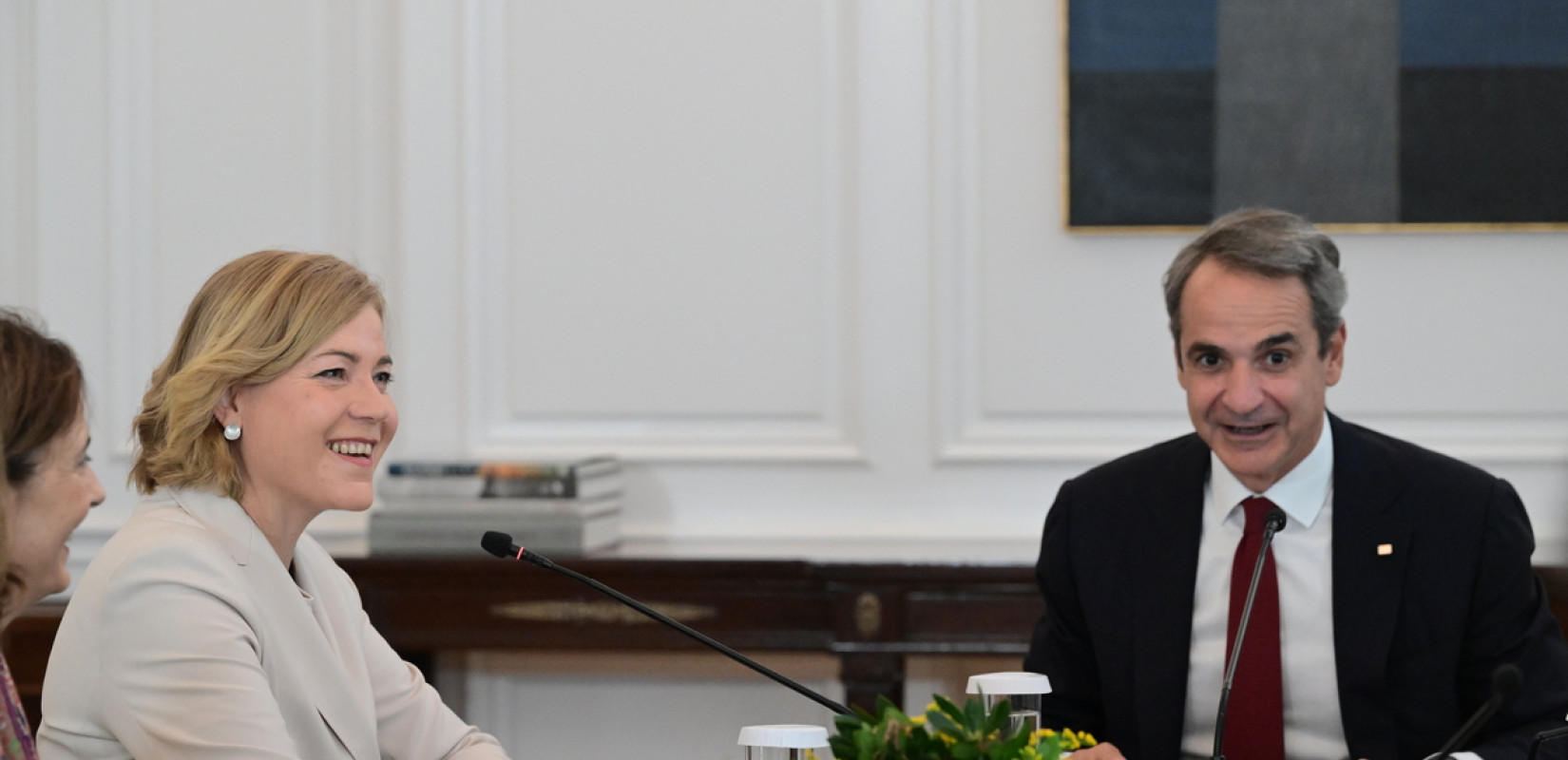 Η προστασία των ανηλίκων στην ψηφιακή εποχή στο επίκεντρο της συνάντησης Μητσοτάκη - Βιρκούνεν