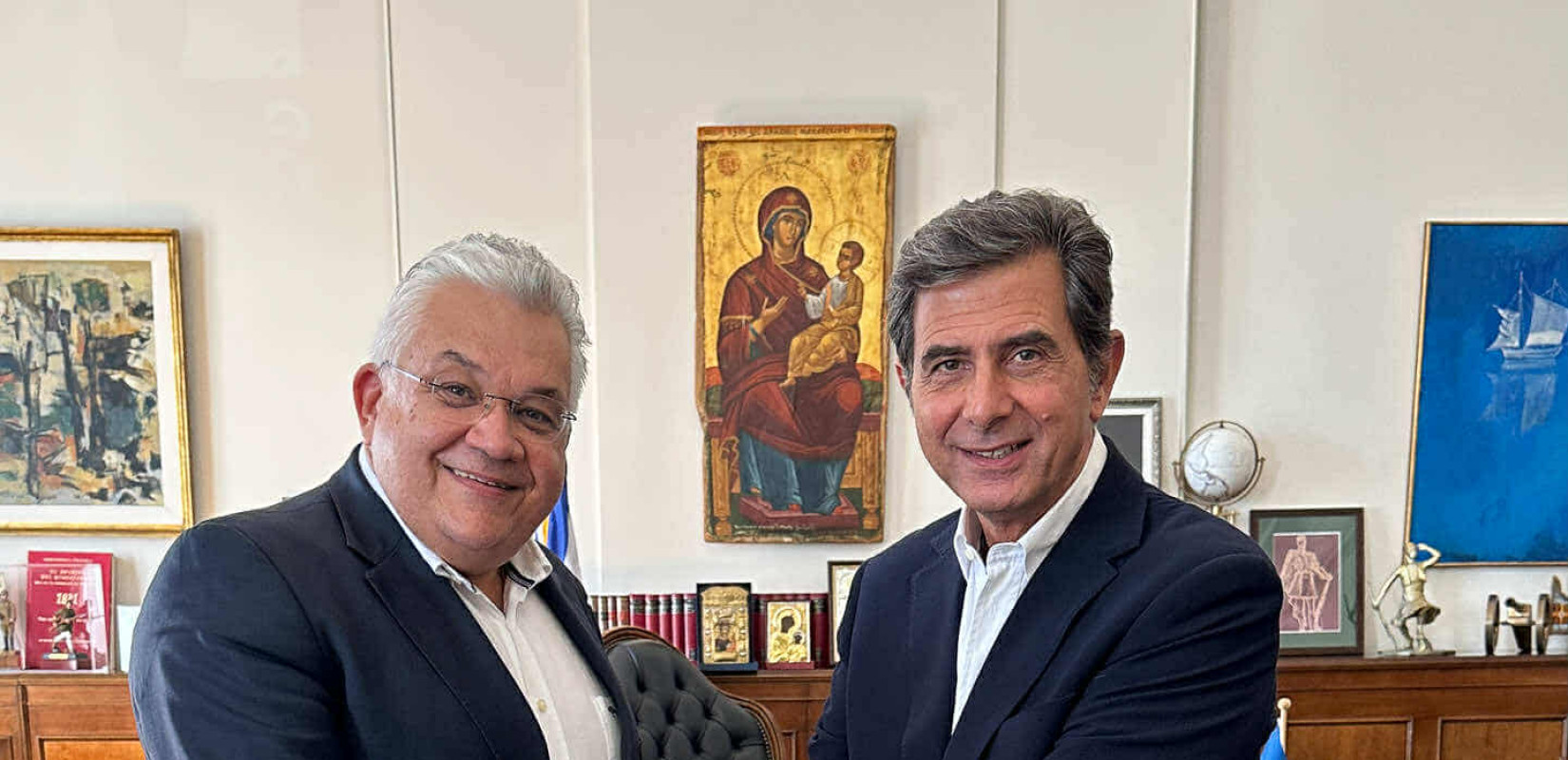 Θεσσαλονίκη: Συνάντηση υφυπουργών Παιδείας Ν. Παπαϊωάννου και Εσωτερικών Κ. Γκιουλέκα