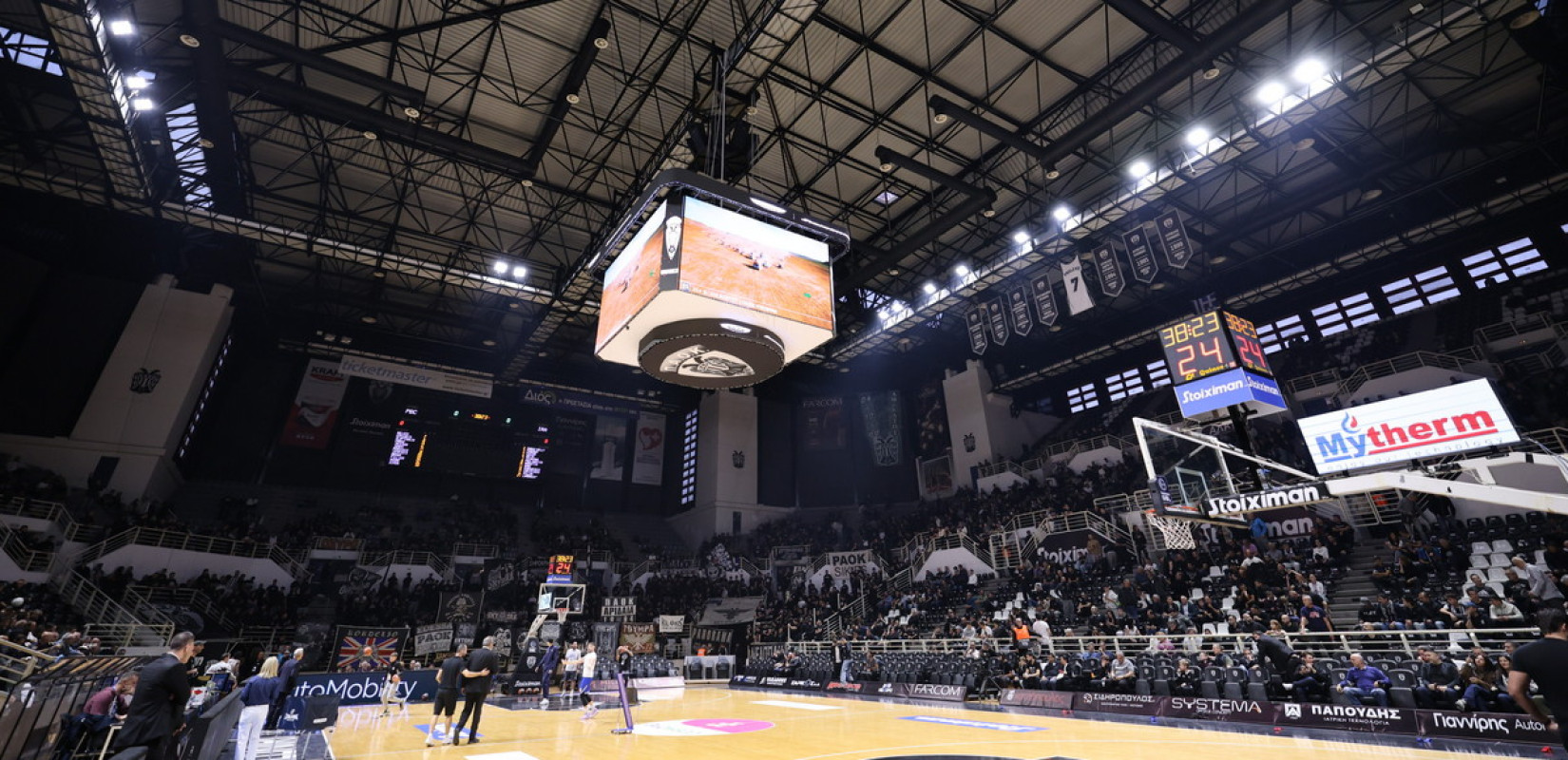 Μπάσκετ: Έτσι μεταμορφώθηκε το PAOK Sports Arena (βίντεο)