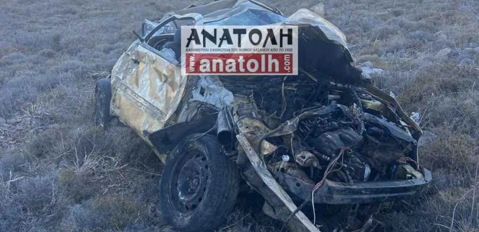 Κρήτη: Νεκρός οδηγός που έπεσε σε γκρεμό 300 μέτρων στο Λασίθι Κρήτη: Νεκρός οδηγός που έπεσε σε γκρεμό 300 μέτρων στο Λασίθι
