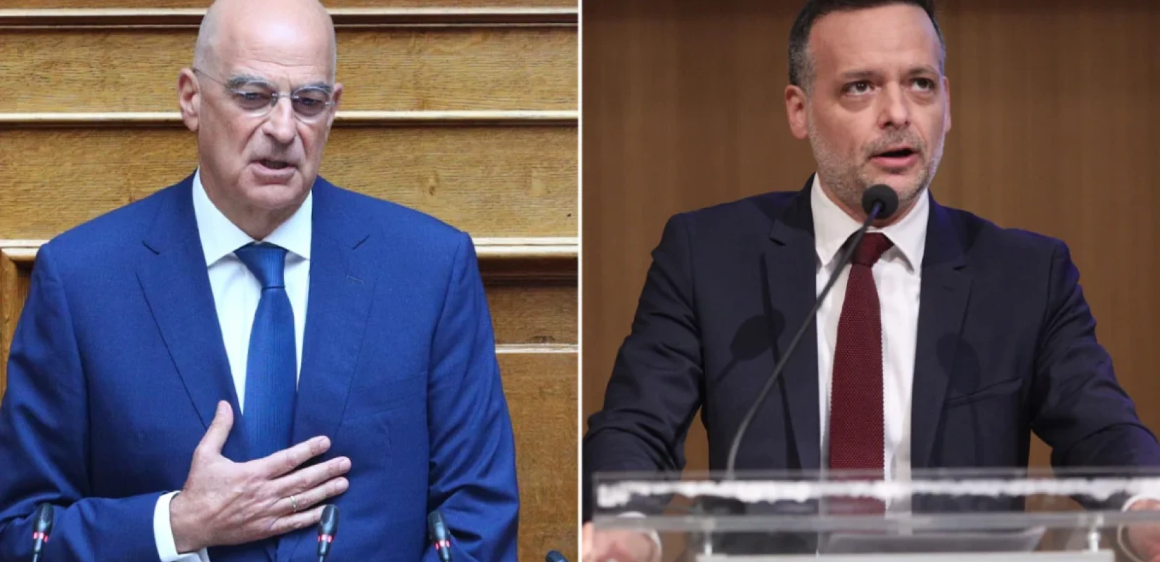 Συνάντηση Δένδια με Δούκα στο υπουργείο Εθνικής Άμυνας για το Μνημείο του Αγνώστου Στρατιώτη