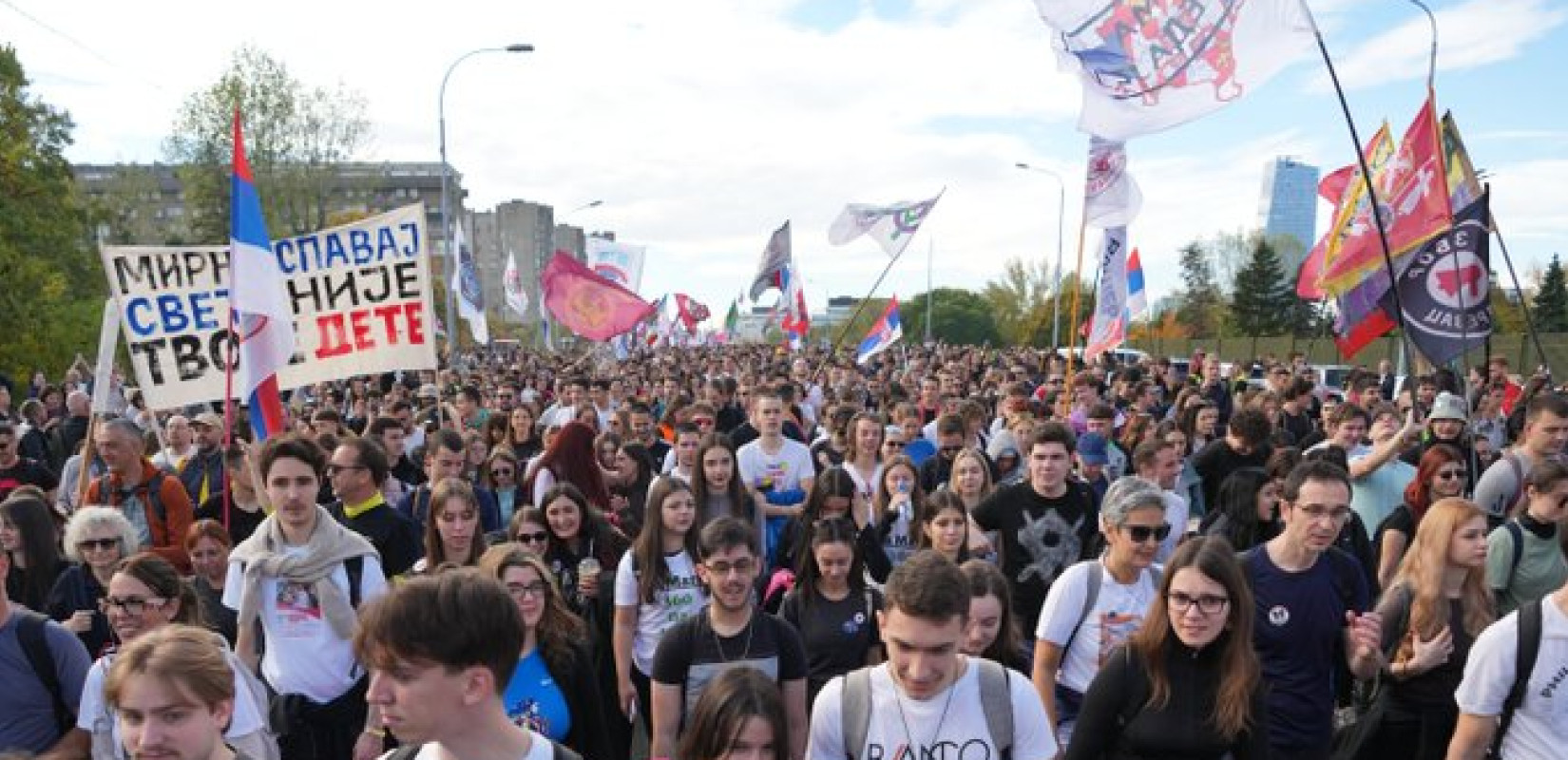 Στους δρόμους οι φοιτητές στην Σερβία - Ένας χρόνος από την σιδηροδρομική τραγωδία του Νόβι Σαντ