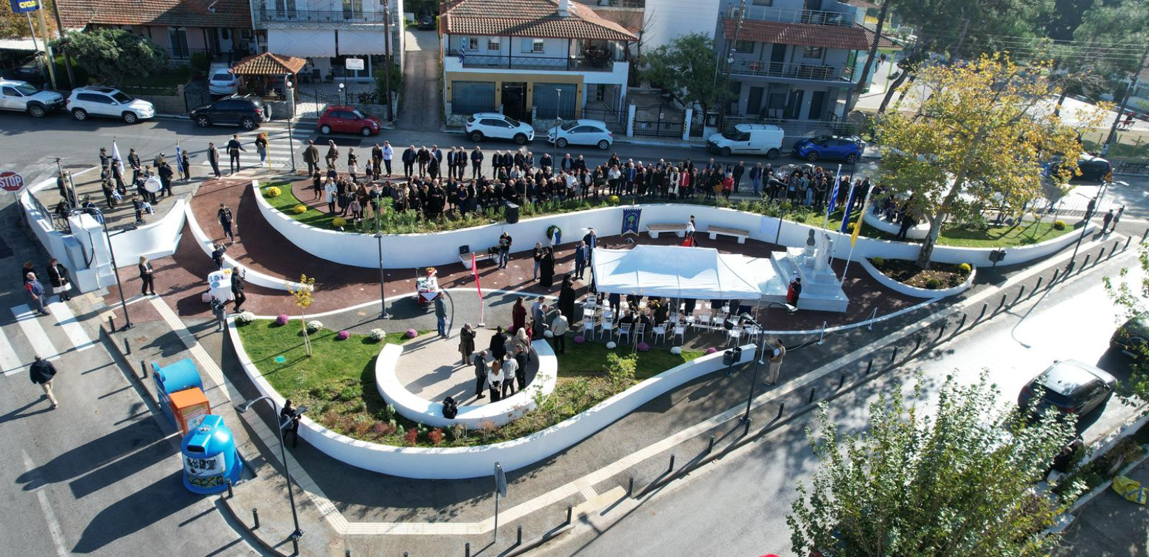 Δήμος Ωραιοκάστρου: Εγκαινιάστηκε η αναπλασμένη πλατεία «Βελίκα Τράικου» στον Πεντάλοφο