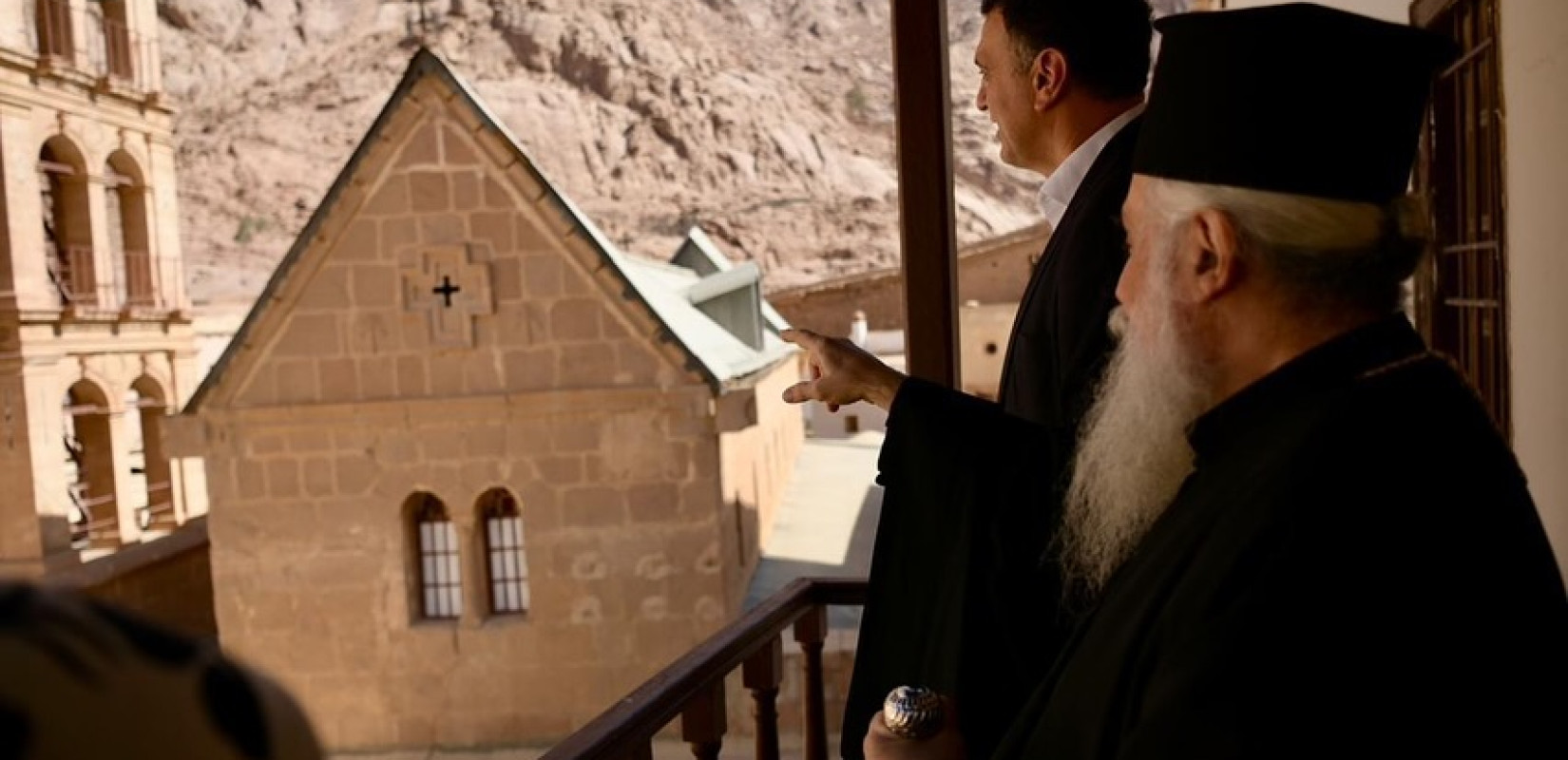 Στη Μονή Σινά ο Βασίλης Κικίλιας