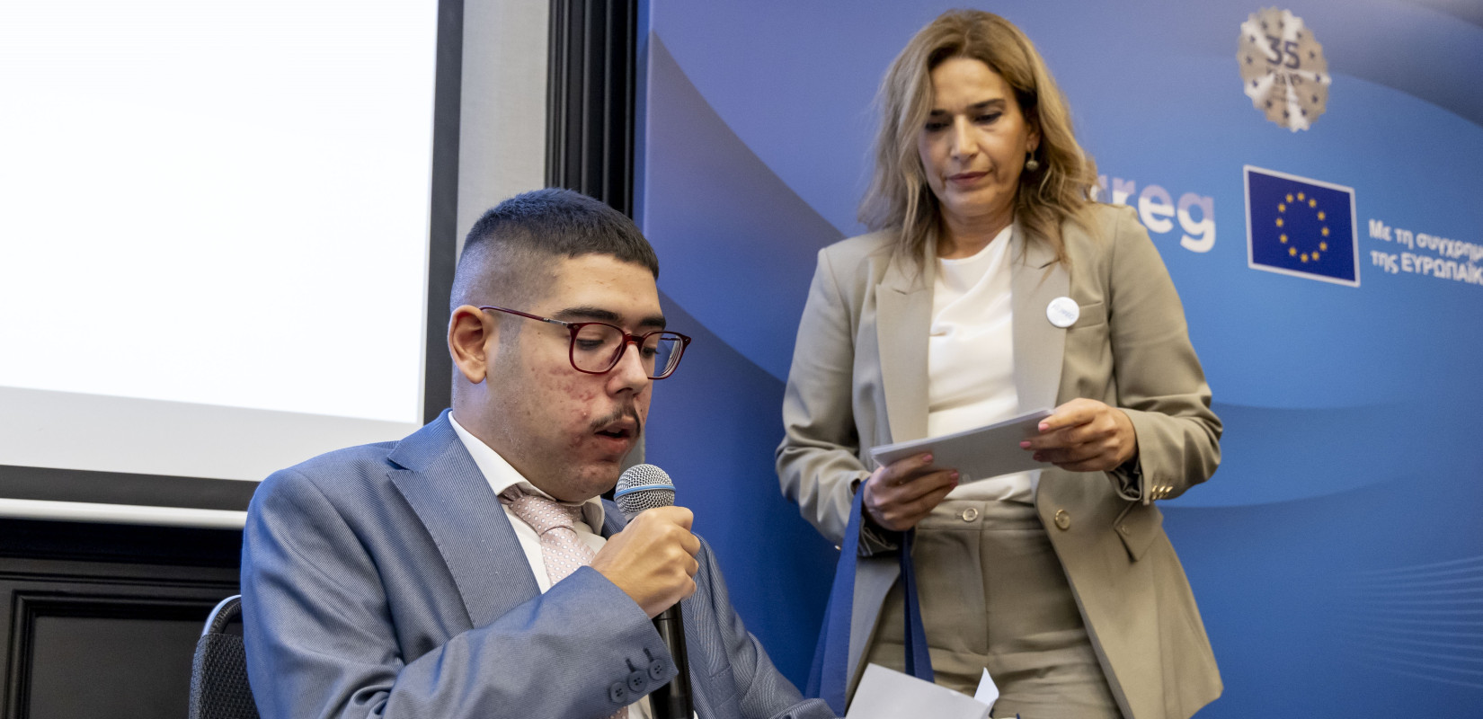 Διαγωνισμός INTERREG - ΠΑΜΑΚ: Το προσωπικό του βίωμα  τον ανέβασε στο βάθρο του νικητή