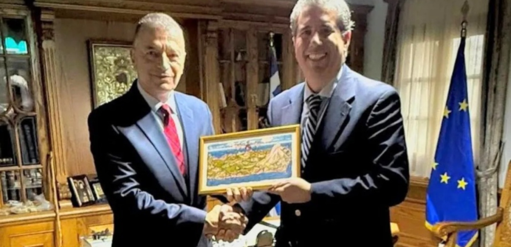 Διεθνές ενδιαφέρον για το Άγιον Όρος: Ο αναπληρωτής ΥΠΕΞ των ΗΠΑ, Μάικλ Ρήγας, επισκέφθηκε την Αθωνική Πολιτεία