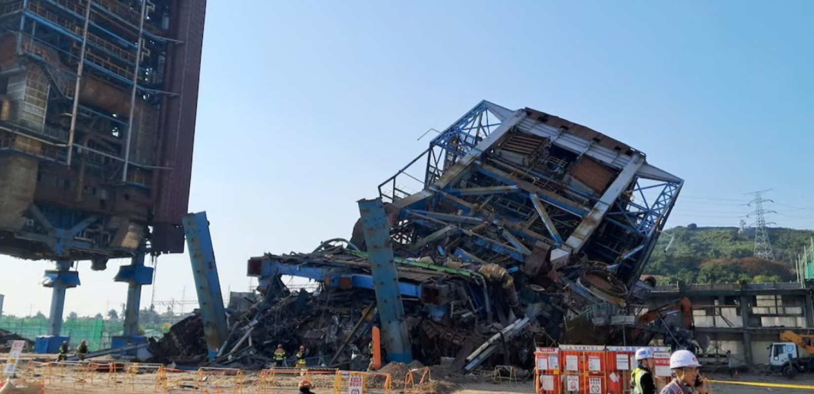 Νότια Κορέα: Ένας νεκρός και έξι αγνοούμενοι από κατάρρευση κατασκευής σε ηλεκτροπαραγωγικό σταθμό