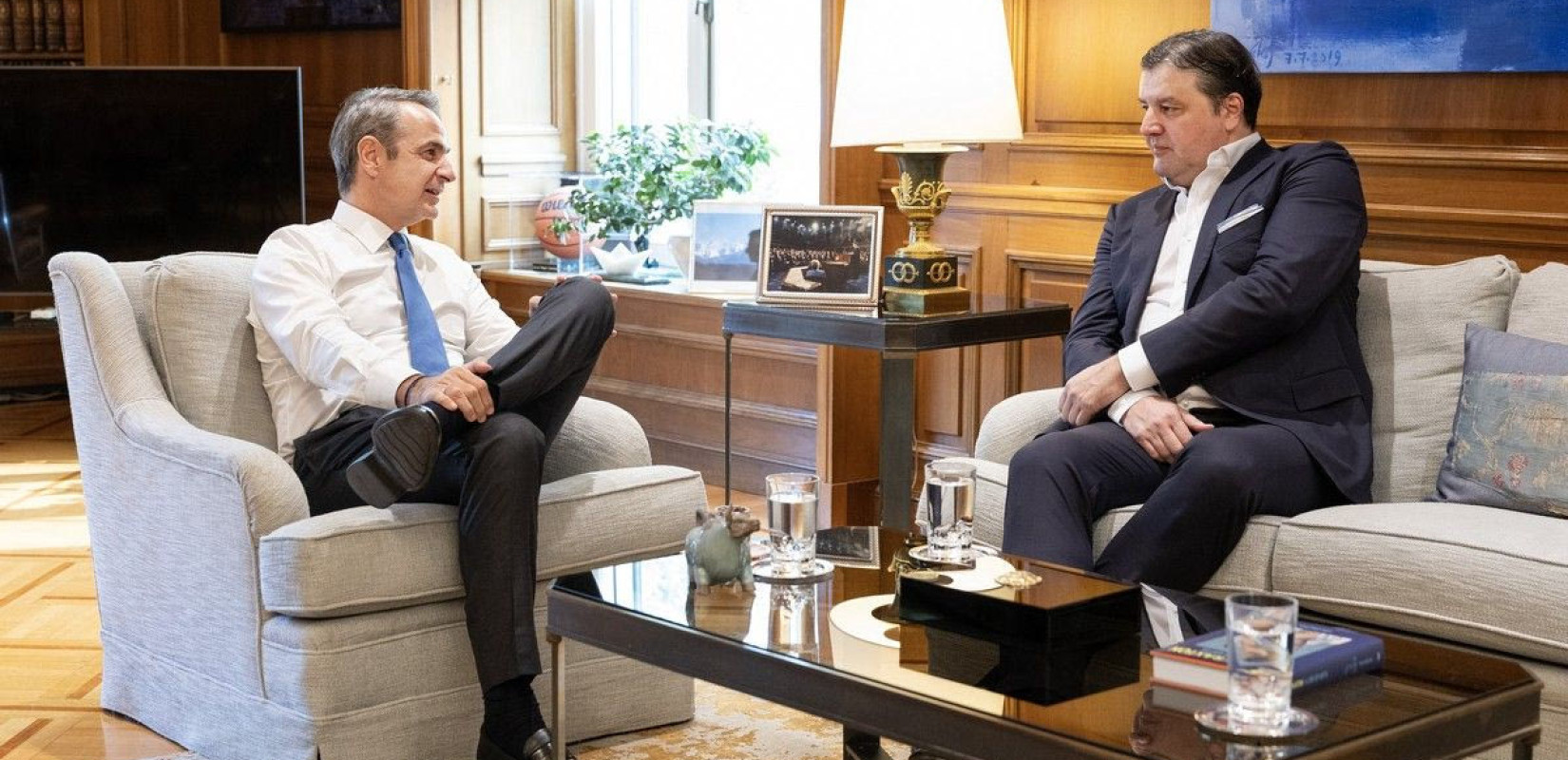 Μπάσκετ: Συνάντηση Μητσοτάκη - Μποντιρόγκα για το φάιναλ φορ της Ευρωλίγκας