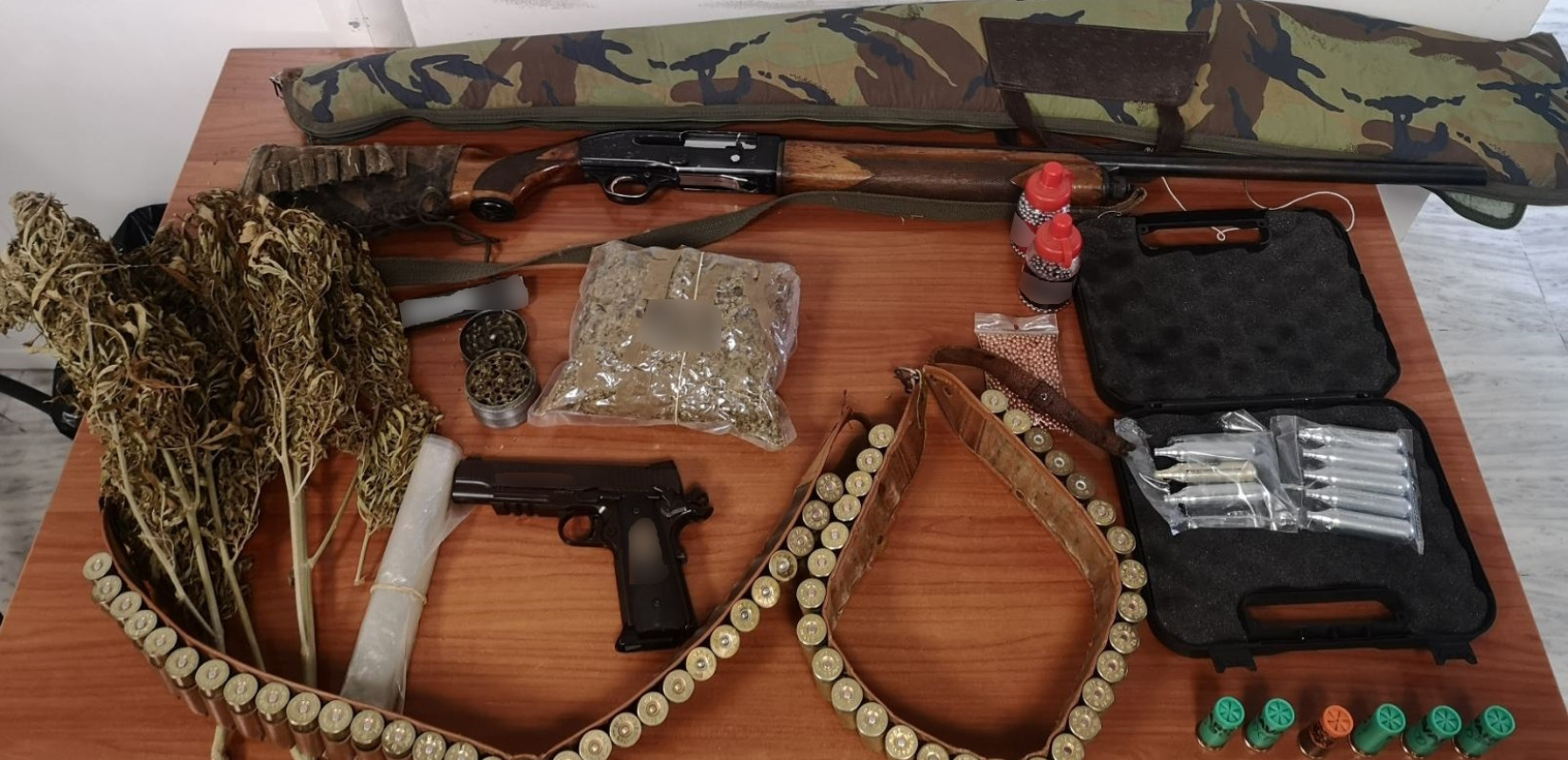 Κιλκίς: Συνελήφθη με 255 γρ. κάνναβη αεροβόλο και καραμπίνα