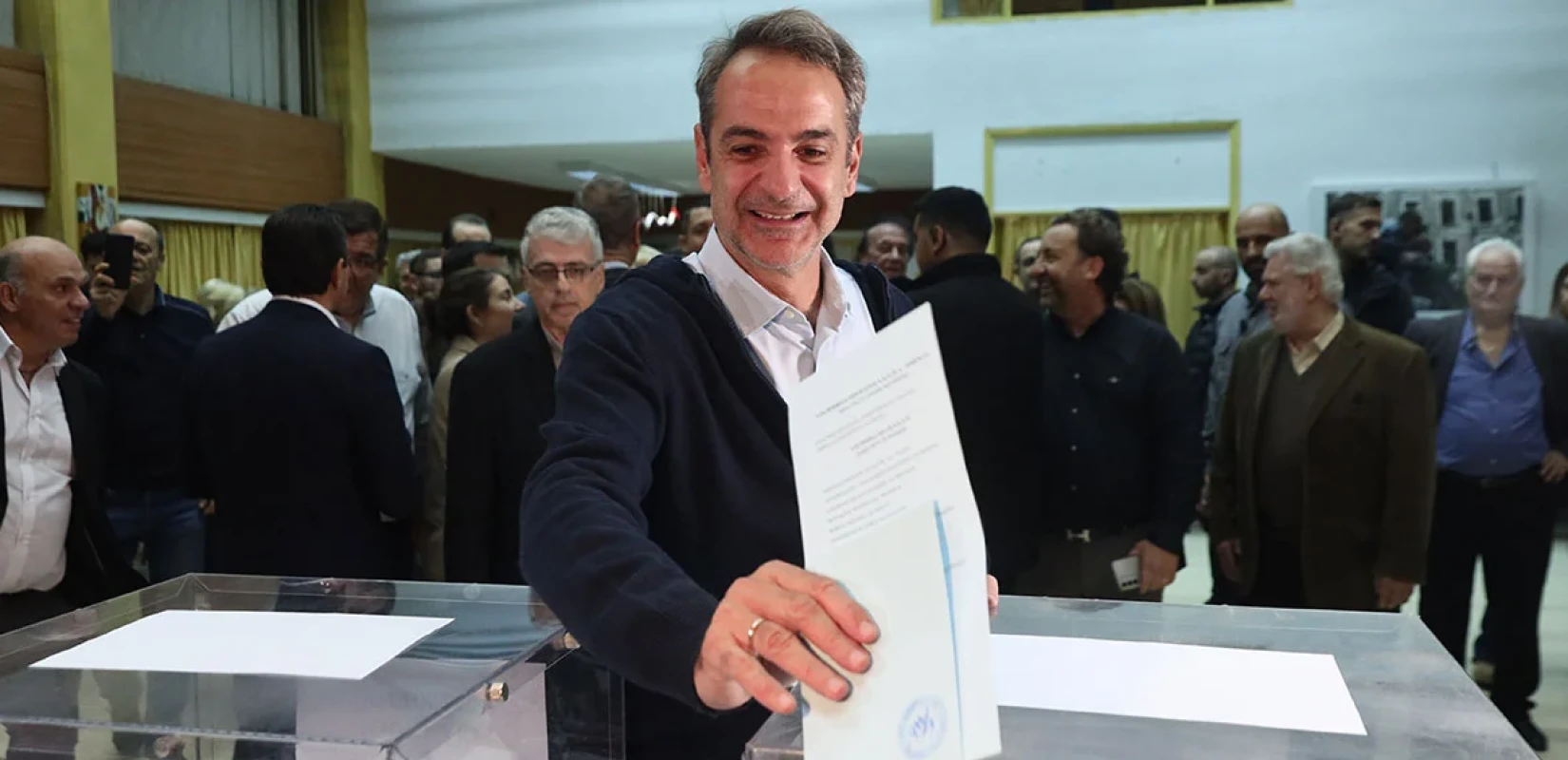 Μητσοτάκης:  «Η ΝΔ η μόνη παράταξη που εγγυάται σταθερότητα, ασφάλεια και προκοπή»