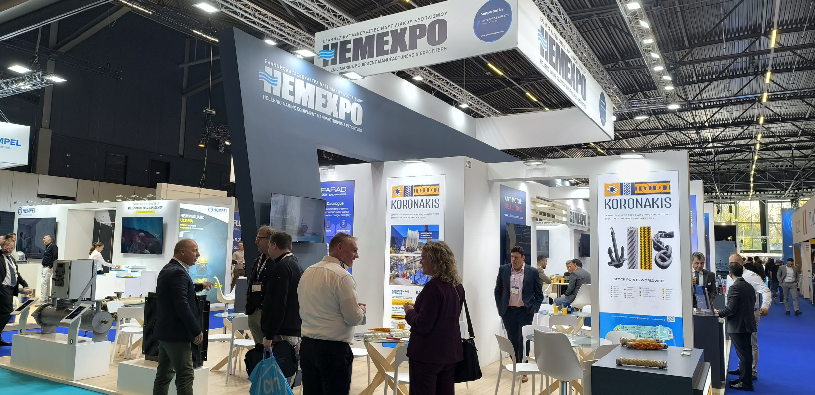 Με 16 εταιρείες συμμετείχε η Ελλάδα στην διεθνή έκθεση ναυπηγίας «EUROPORT 2025»