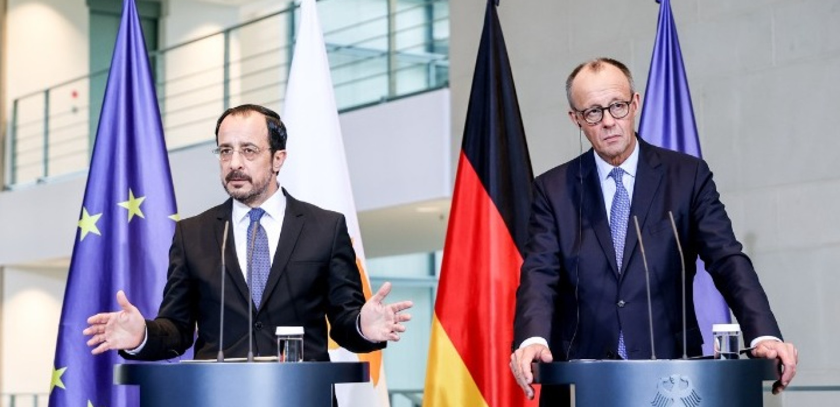 Συνάντηση Μερτς-Χριστοδουλίδη: «Ναι» στην ευρωτουρκική προσέγγιση, αλλά με τήρηση των κριτηρίων της Κοπεγχάγη