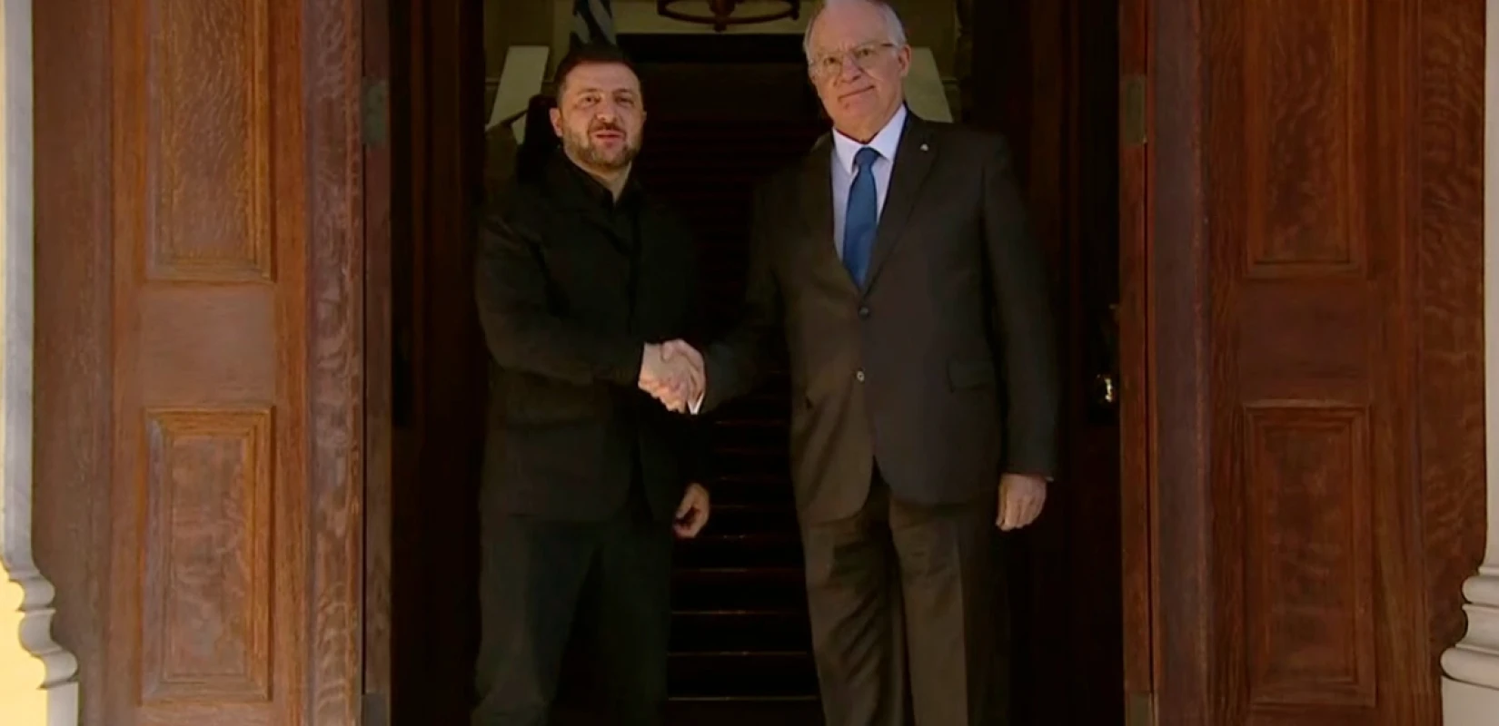 Συνάντηση Ζελένσκι με τον Πρόεδρο της Δημοκρατίας - «Σας ευχαριστούμε για τη στήριξη στον ενεργειακό τομέα»