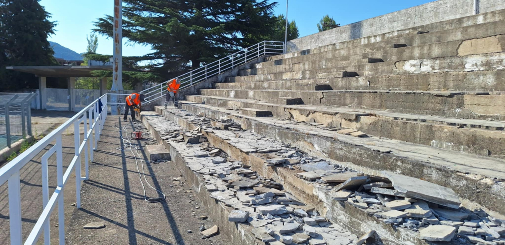 Αναβαθμίζεται το Δημοτικό Στάδιο Πολυγύρου με κερκίδες δωρεά της ΚΑΕ Παναθηναϊκός