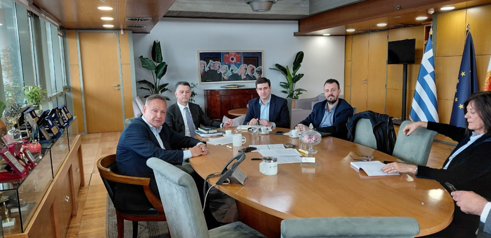 Θεσσαλονίκη: Τον δήμαρχο Στέλιο Αγγελούδη επισκέφθηκε ο Διευθυντής του Γραφείου Πρωθυπουργού, Μιχάλης Μπεκίρης