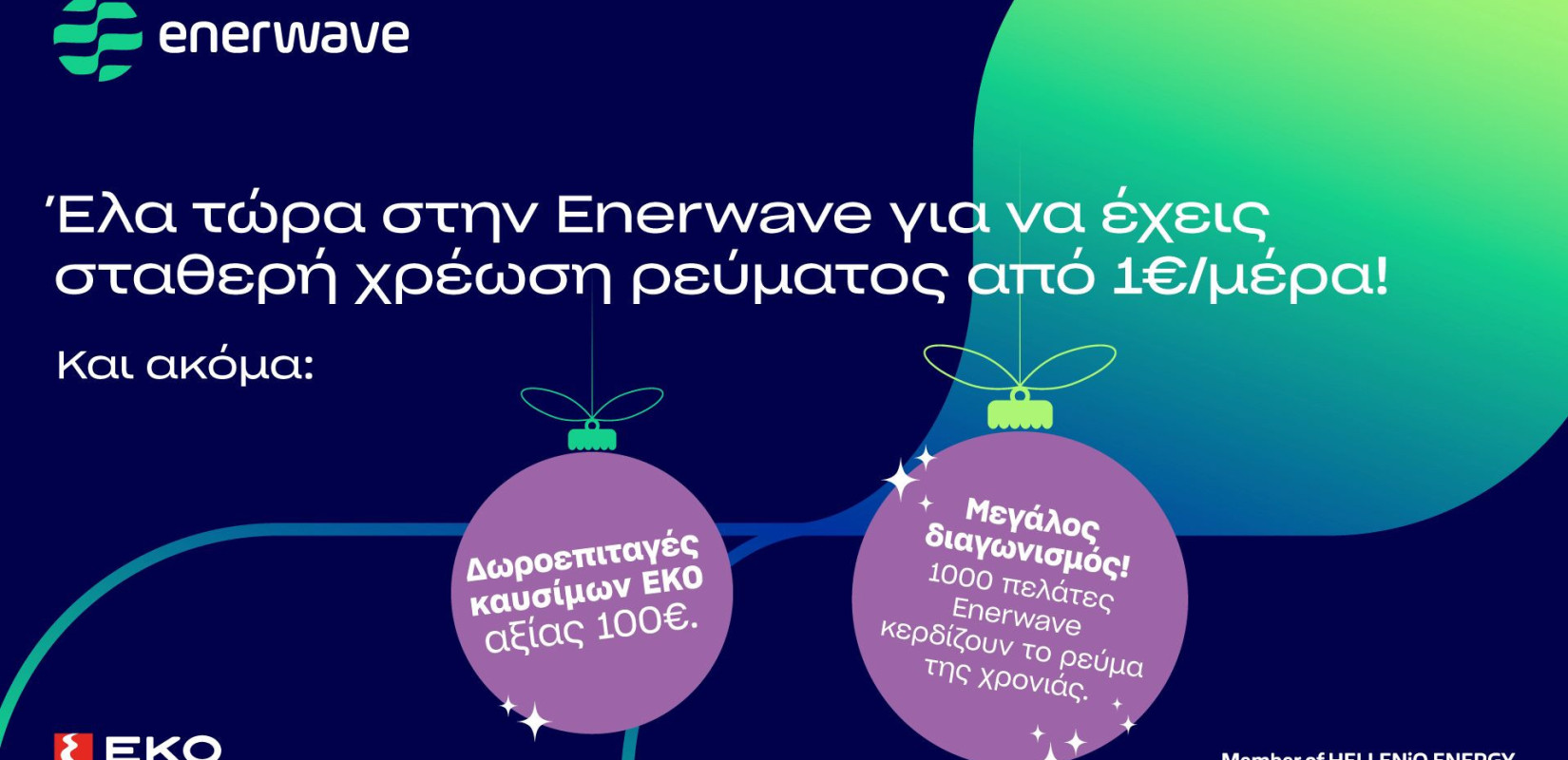 Enerwave: Νέα προϊόντα ρεύματος και μια μοναδική χριστουγεννιάτικη προσφορά