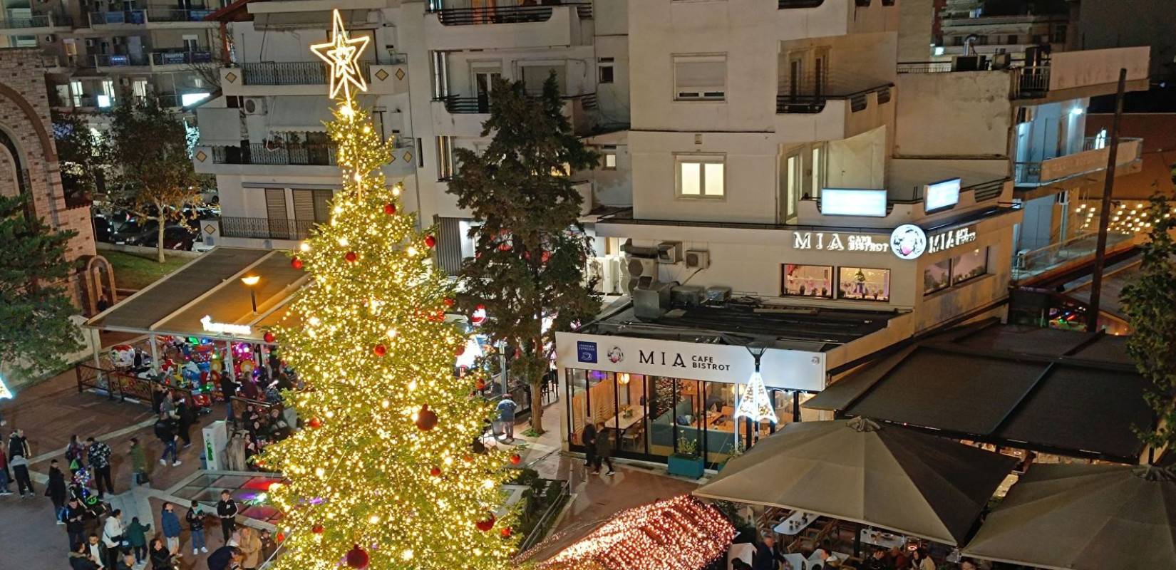 Άναψε το Χριστουγεννιάτικο δέντρο στον δήμο Κορδελιού - Ευόσμου