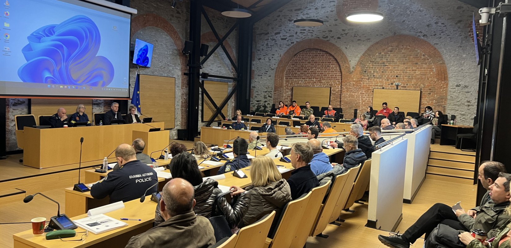 Θεσσαλονίκη: Πρώτη άσκηση επί χάρτου για την αντιμετώπιση επικίνδυνων καιρικών φαινομένων