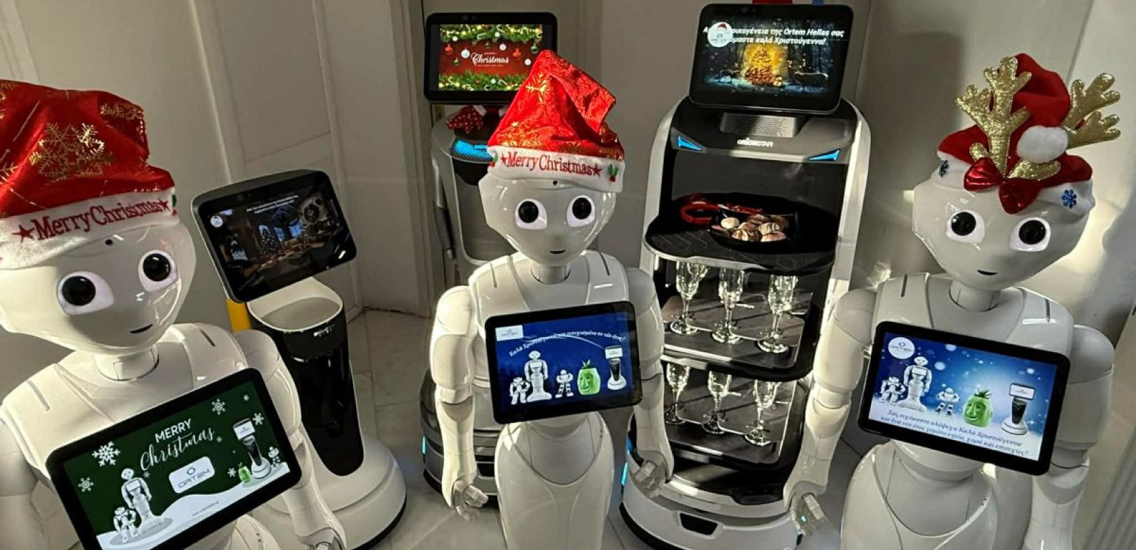 Θεσσαλονίκη: Ρομπότ λένε τα... κάλαντα και εύχονται καλές γιορτές - Η δράση της ORTEM HELLAS (βίντεο)