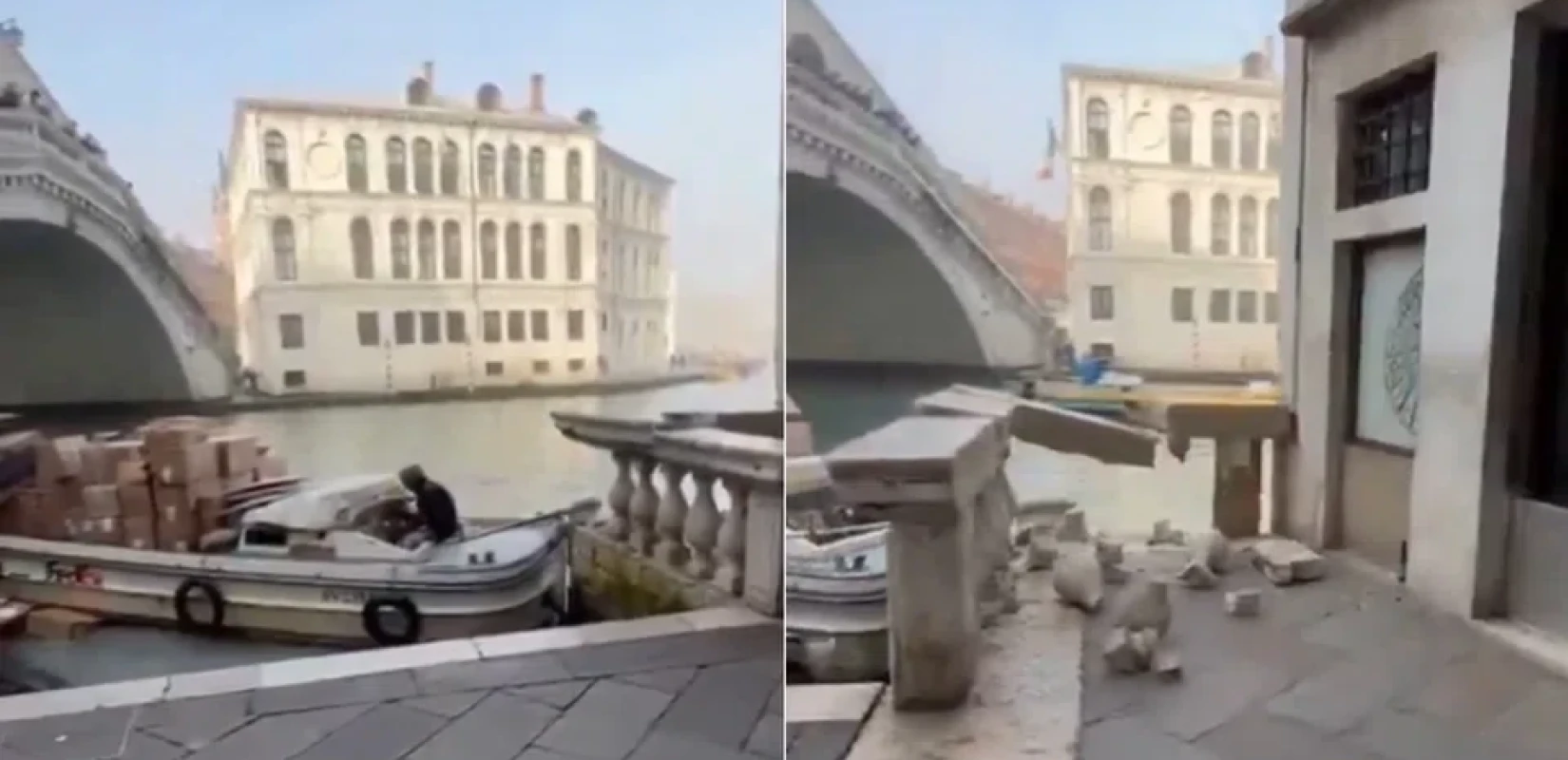 Βενετία: Γυναίκα έκλεψε σκάφος και το τράκαρε στο Μεγάλο Κανάλι - Προκλήθηκαν σοβαρές υλικές ζημιές (βίντεο)