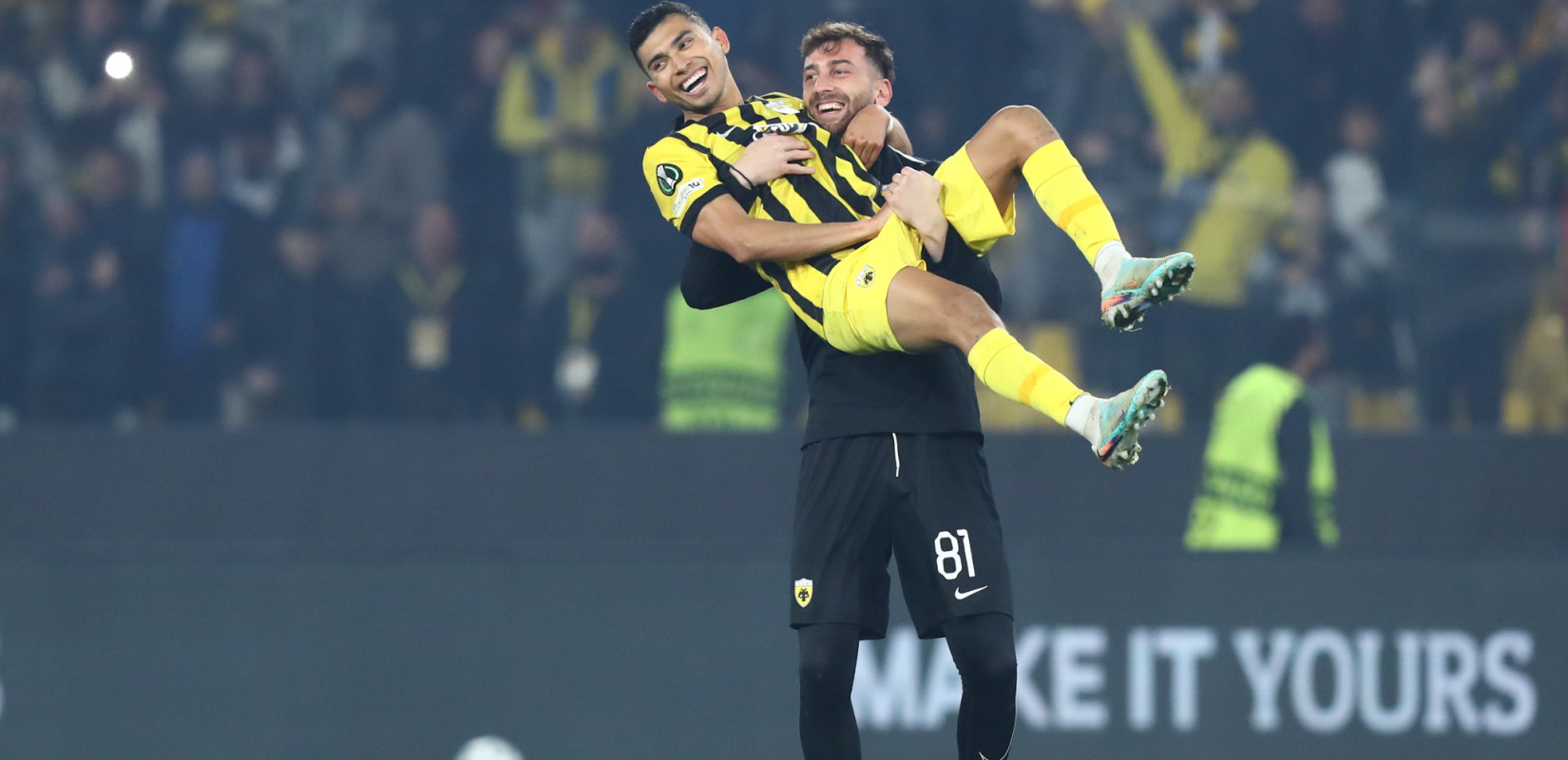 Conference League: Ιστορική πρόκριση της ΑΕΚ με δύο γκολ μετά το 90'+8'