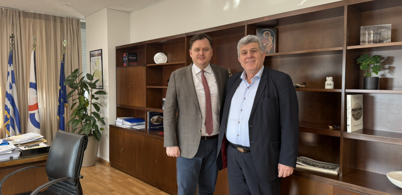 Δήμος Κορδελιού - Ευόσμου: Την υπογειοποίηση του οδικού δικτύου κάτω από τη σιδηροδρομική γραμμή στα Μυτιληνάκια ζήτησε ο δήμαρχος