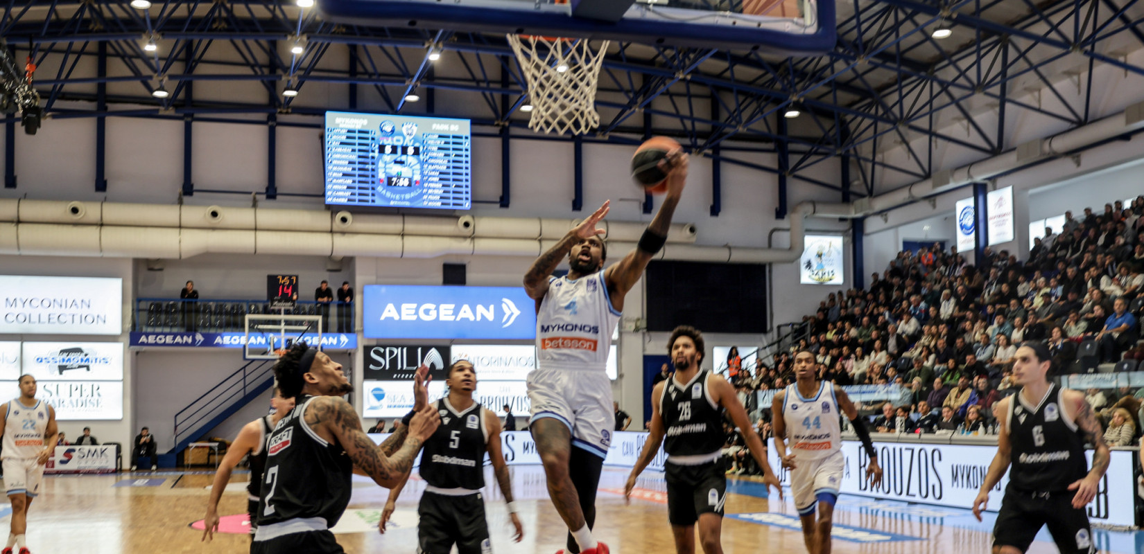 Μπάσκετ: Δραματική ήττα του ΠΑΟΚ στη Μύκονο (βίντεο)