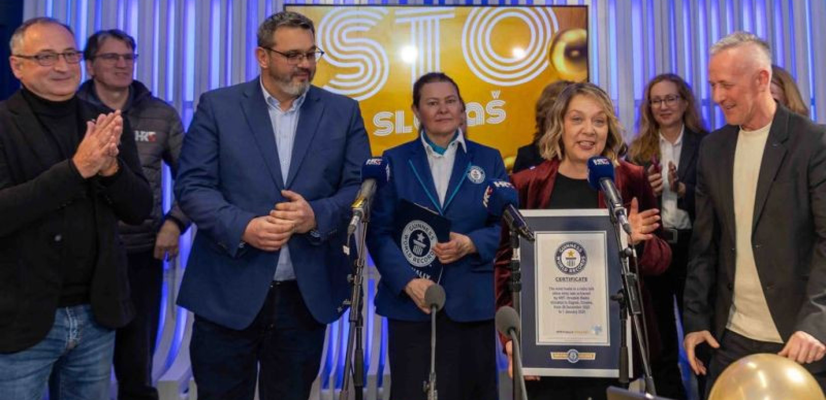 Κροατία: Ραδιοφωνικός μαραθώνιος που σπάει το ρεκόρ Guinness για τον ένα αιώνα δημόσιας ραδιοφωνίας