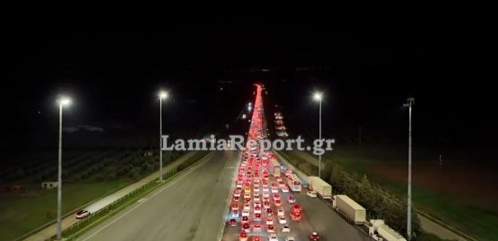 Γολγοθάς το ταξίδι Αθήνα - Θεσσαλονίκης: Μποτιλιάρισμα δέκα χιλιομέτρων στο Μαρτίνο