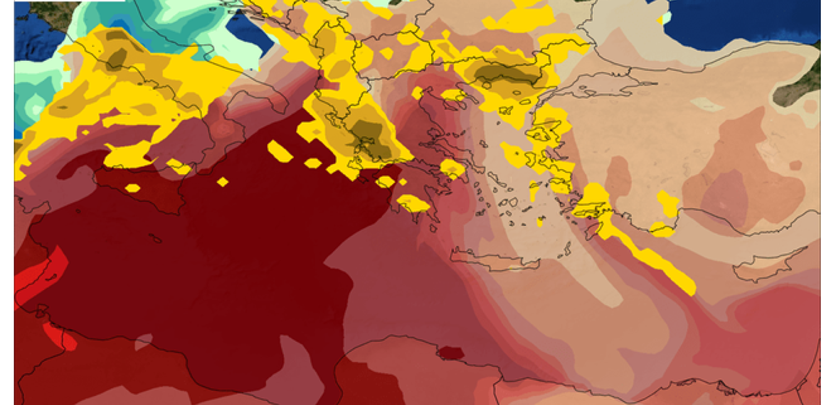 Με λασποβροχές και αυξημένη θερμοκρασία θα γιορτάσει η χώρα τα Θεοφάνεια - Τι δείχνει χάρτης του meteo