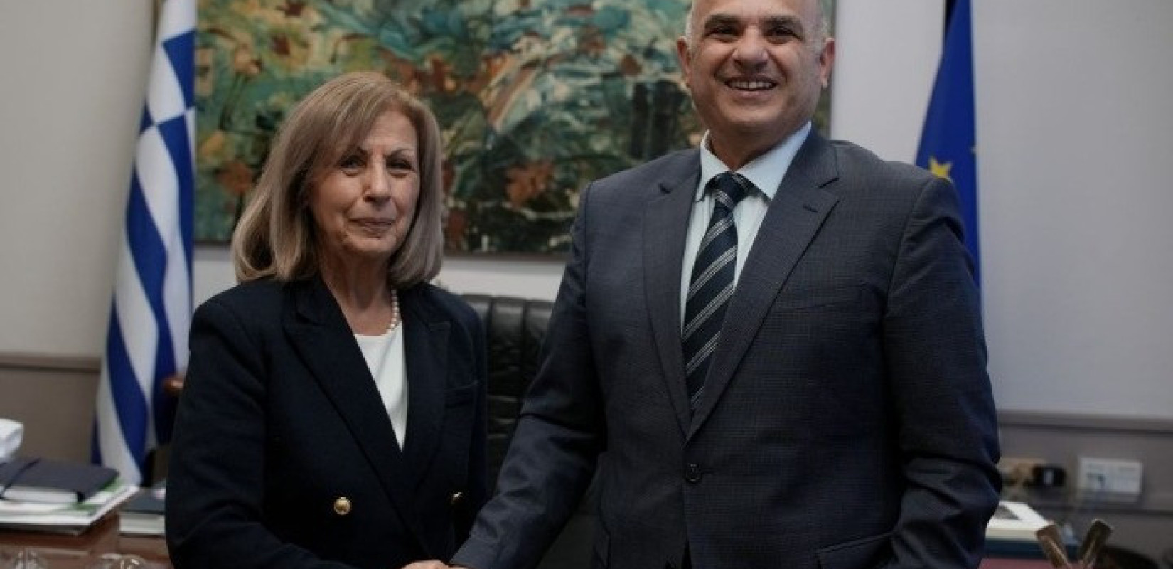 Θεσσαλονίκη: Συνάντηση Αηδονά - Τσεντεμεΐδη και συζήτηση για την ανάπλαση και το ρόλο της ΔΕΘ