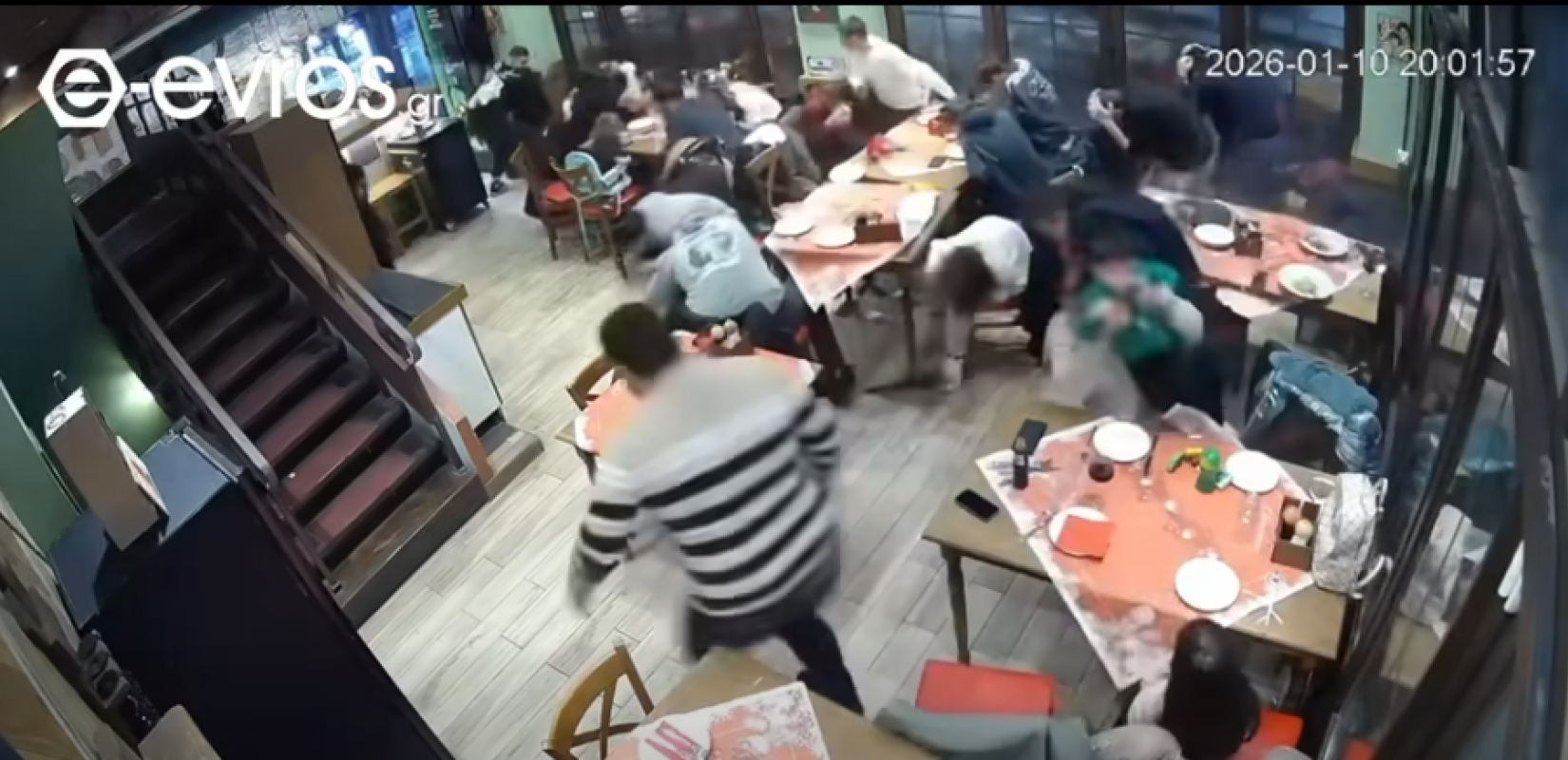 Αλεξανδρούπολη: Σκηνές πανικού σε παραλιακό κατάστημα μετά το πέρασμα ανεμοστρόβιλου- Δείτε βίντεο