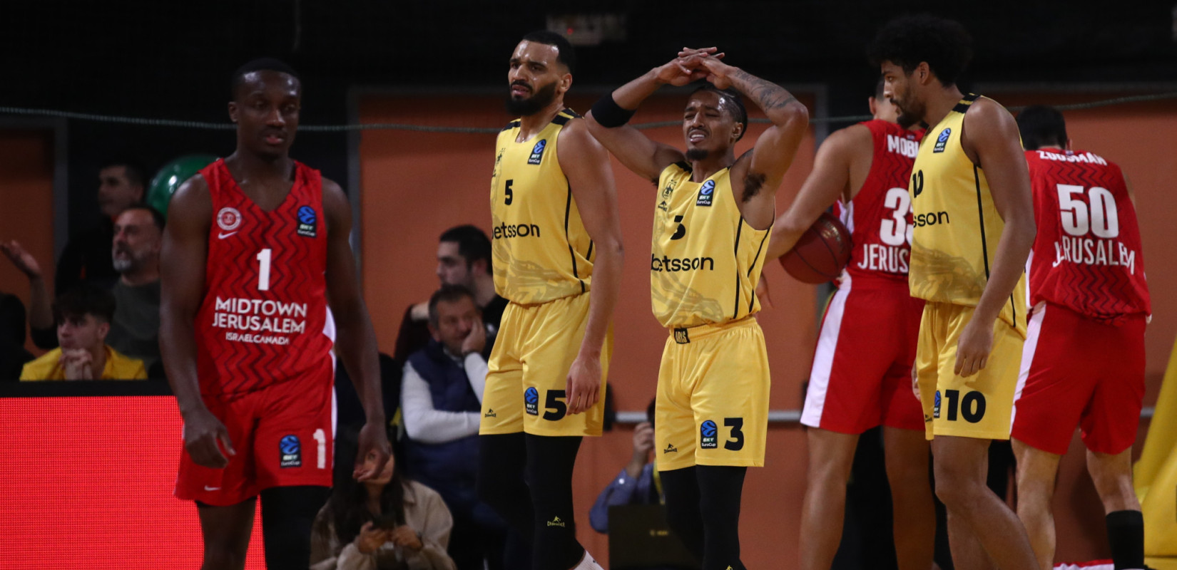 Μπάσκετ: Βαριά ήττα του Άρη από τη Χάποελ Ιερουσαλήμ στο Αλεξάνδρειο