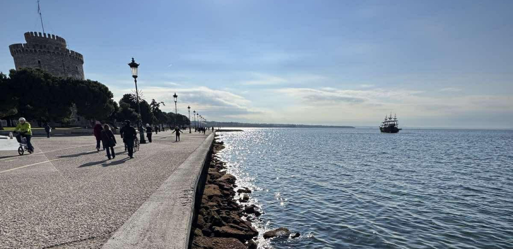 Θεσσαλονίκη: Υποχώρησαν τα νερά από τον Θερμαϊκό Κόλπο