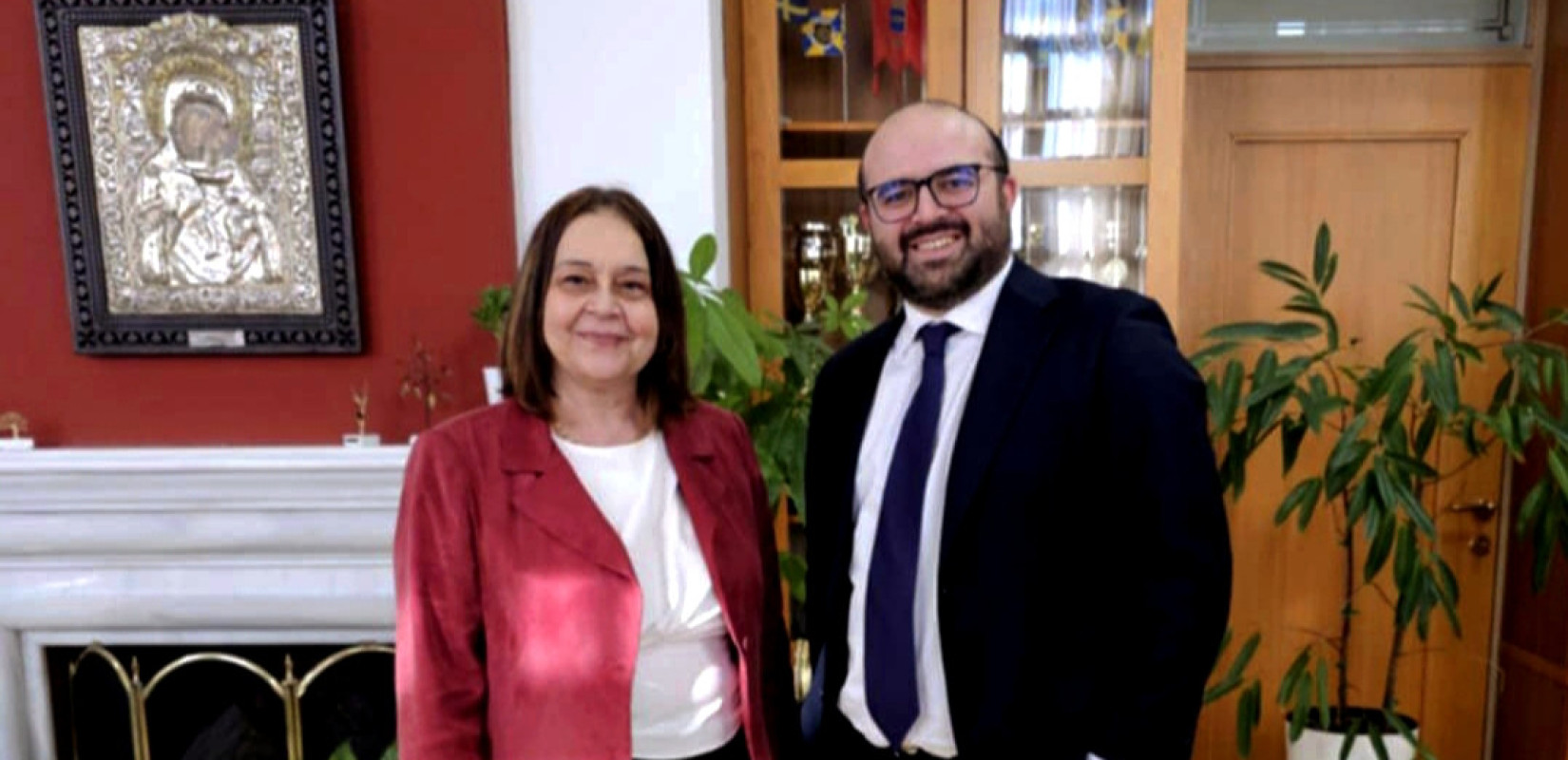 Καλαμαριά: Συνάντηση της Χρύσας Αράπογλου με τον νέο CEO της THEMA για το Μετρό