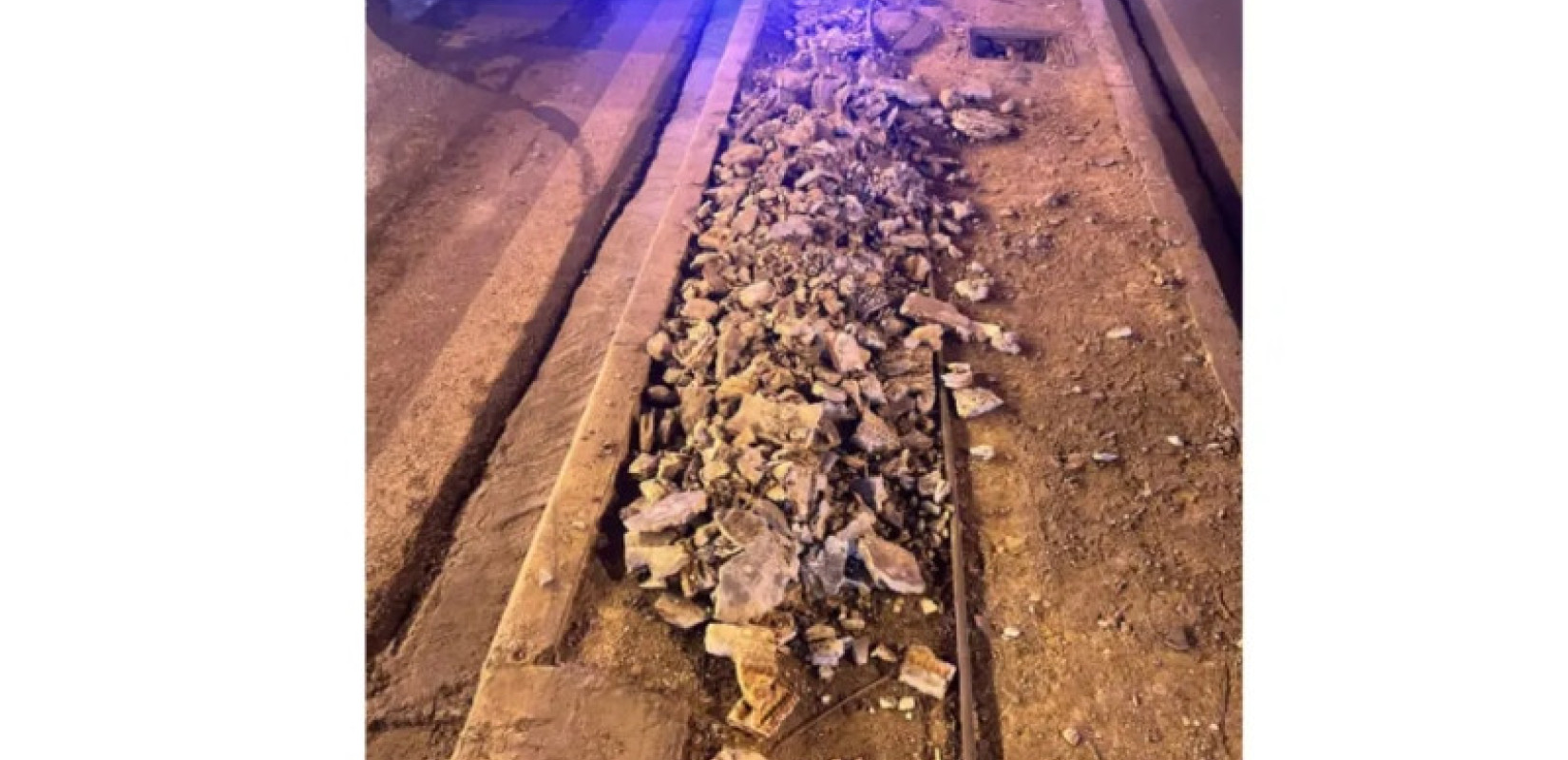 Αθήνα: Έπεσαν τσιμέντα από γέφυρα στη Νέα Ιωνία (βίντεο)