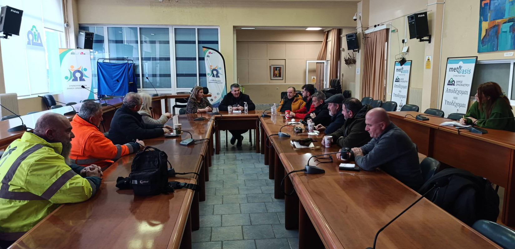 Σε σύσκεψη η Πολιτική Προστασία του Δήμου Ωραιοκάστρου - Στο επίκεντρο η επερχόμενη κακοκαιρία