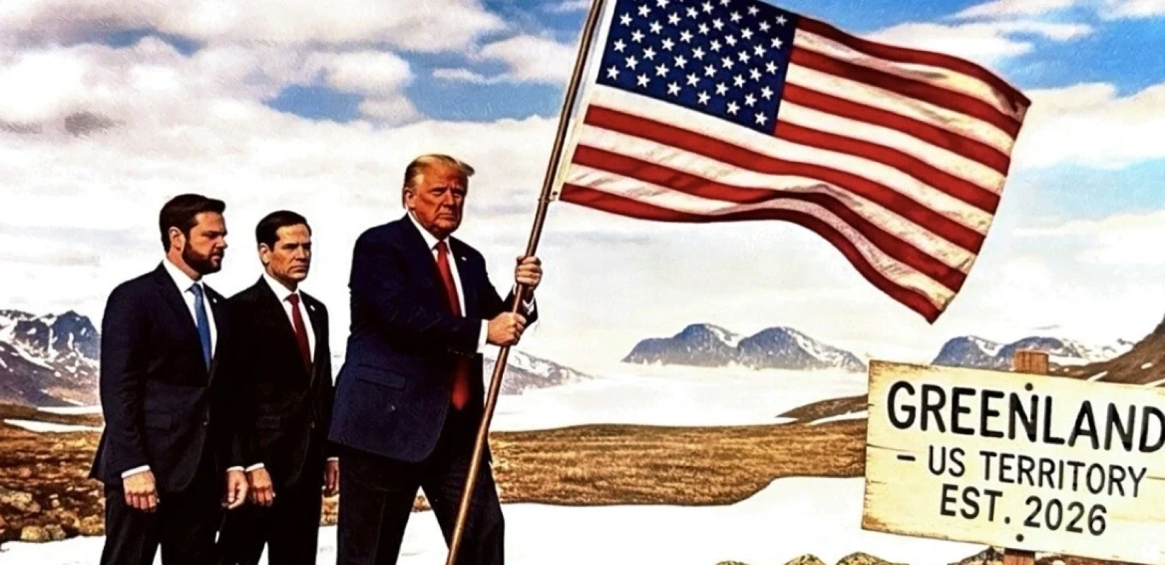 Νέα μηνύματα Τραμπ για τη Γροιλανδία μέσω ΑΙ