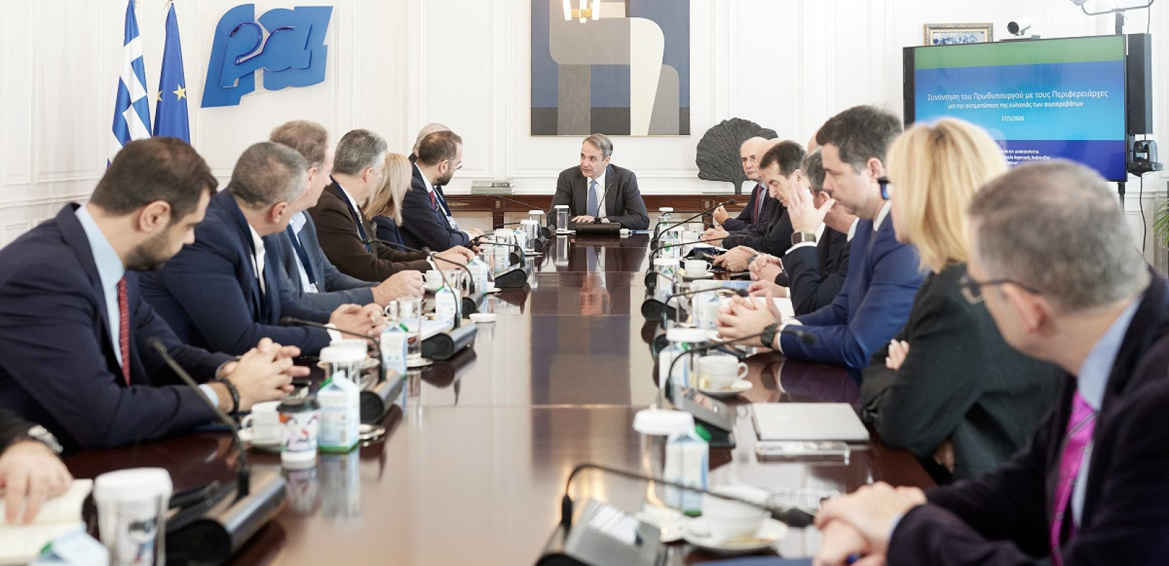 Μητσοτάκης για ευλογιά: «Δεν συζητάμε καθόλου ζητήματα εμβολιασμού»