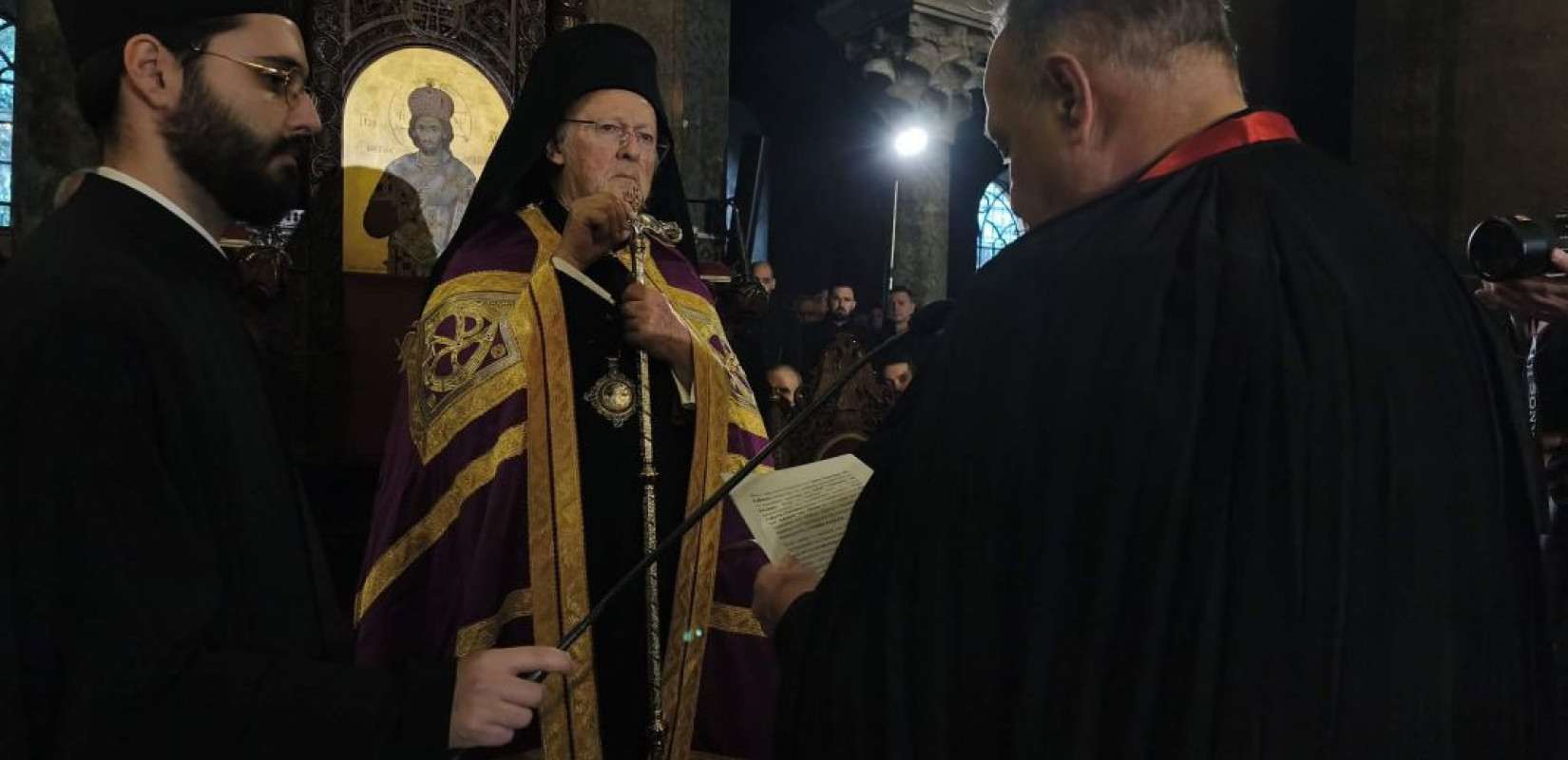 Θεσσαλονίκη: Άρχοντας του Οικουμενικού Πατριαρχείου αναγορεύτηκε ο Στέλιος Αγγελούδης (βίντεο)
