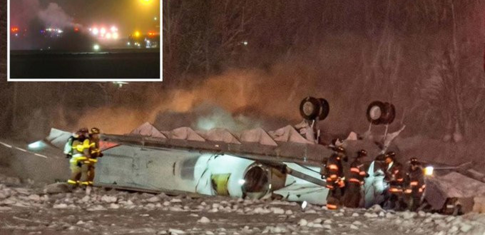 Τραγωδία στο Μέιν: Επτά νεκροί από συντριβή ιδιωτικού τζετ εν μέσω χιονοκαταιγίδας