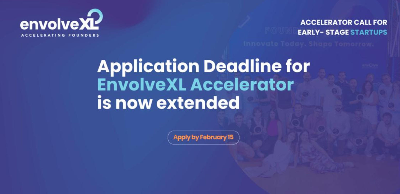 Νέος κύκλος για την EnvolveXL - Ευκαιρίες χρηματοδότησης και επιτάχυνσης για νεοφυείς επιχειρήσεις
