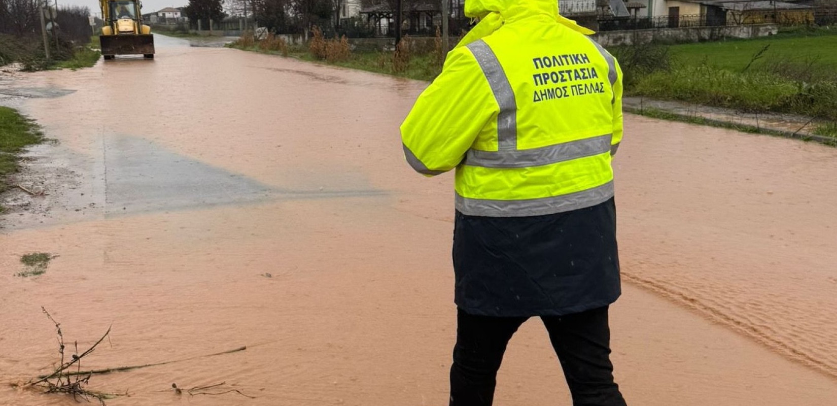 Πέλλα: Προβλήματα από την έντονη βροχόπτωση- Κινητοποιήθηκαν οι υπηρεσίες του Δήμου