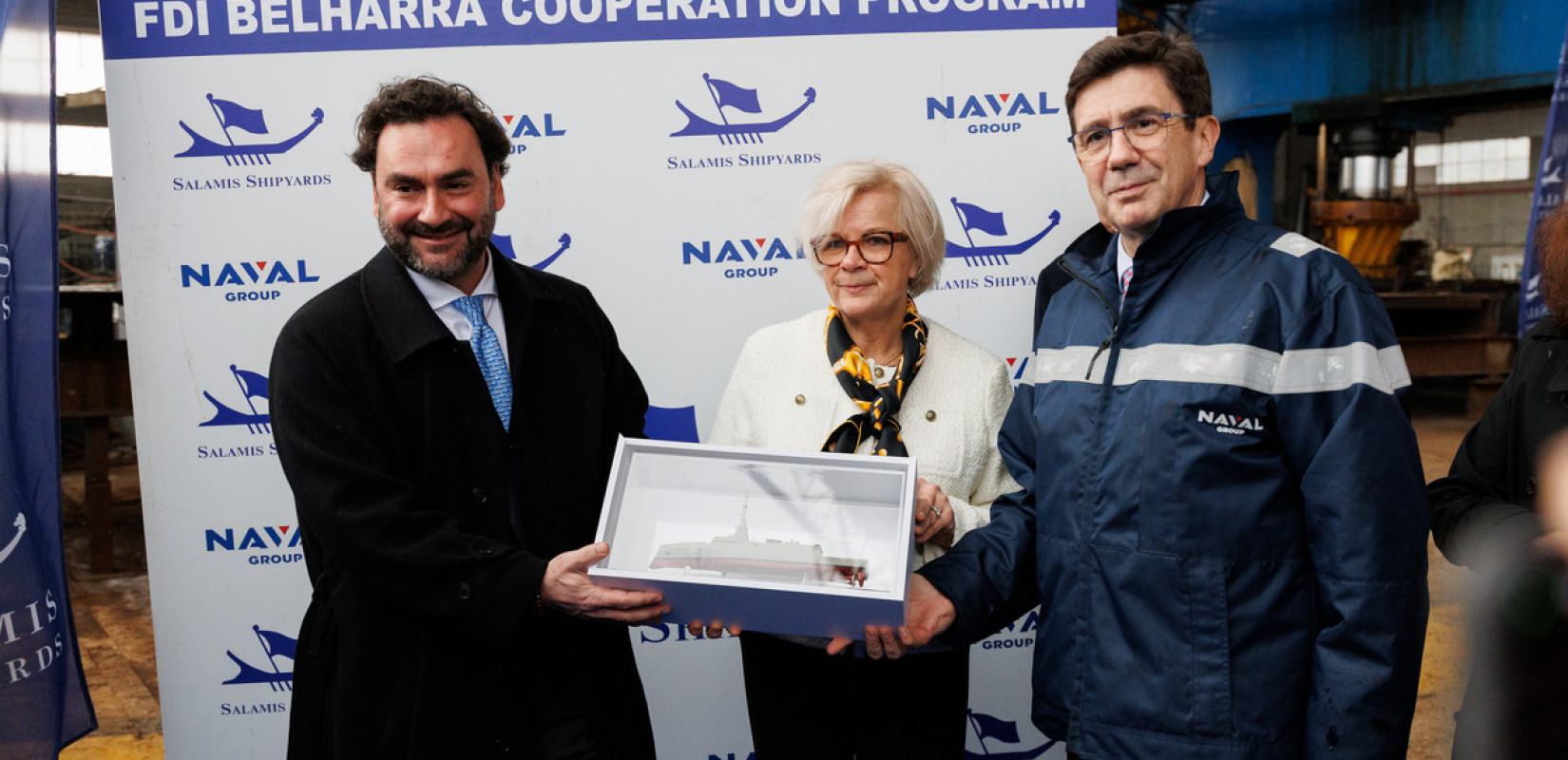 Στα Ναυπηγεία Σαλαμίνας η Γαλλίδα υπουργός Άμυνας για το πρόγραμμα φρεγατών FDI Ελλάδας–Γαλλίας