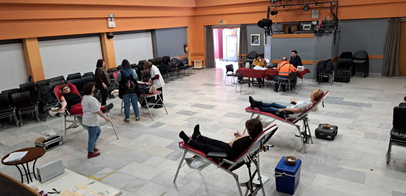 Καλαμαριά:  Μεγάλη συμμετοχή των πολιτών στην αιμοδοσία για τις «Παιδικές Καρδιές»