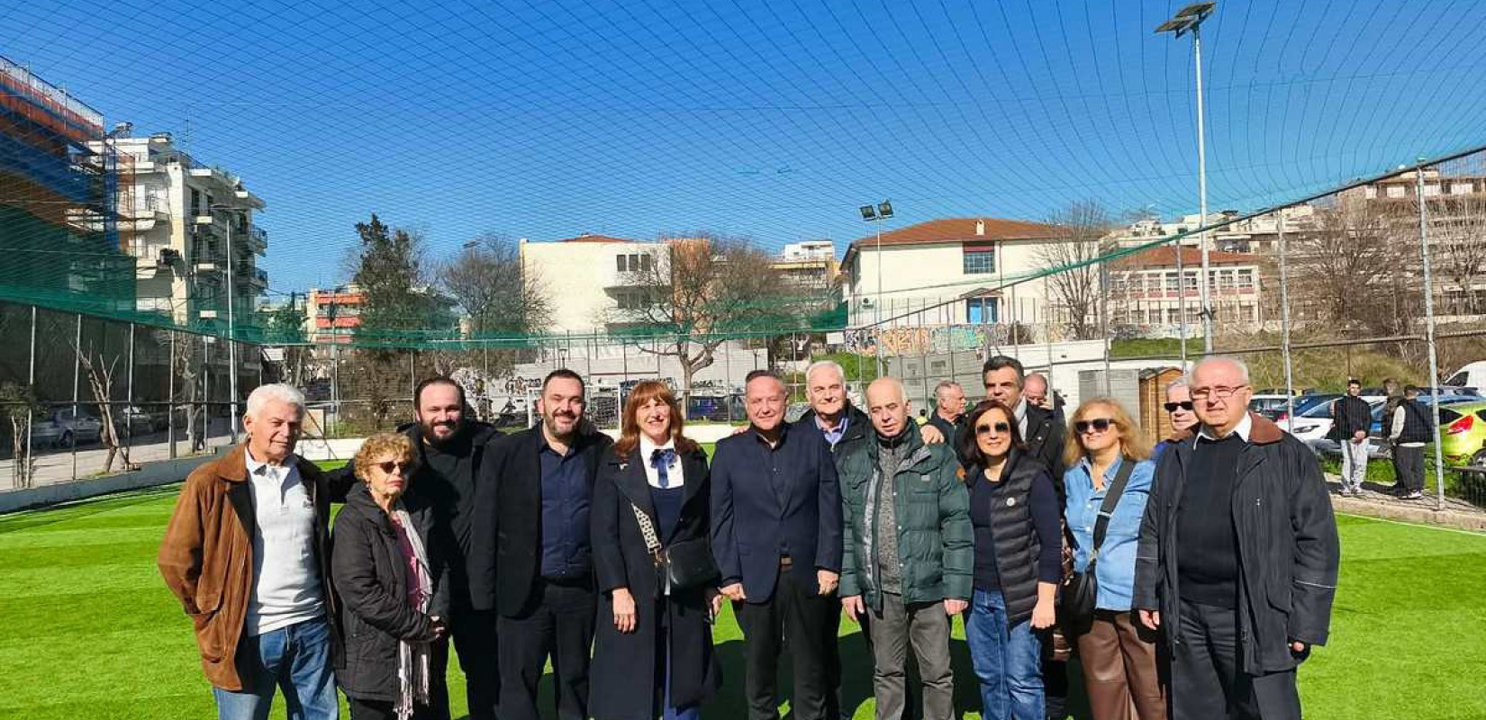 Θεσσαλονίκη: Παραδόθηκε το γήπεδο 5Χ5 στην Τριανδρία - «Ανταμοιβή μας το χαμόγελο των παιδιών» λέει ο Αγγελούδης