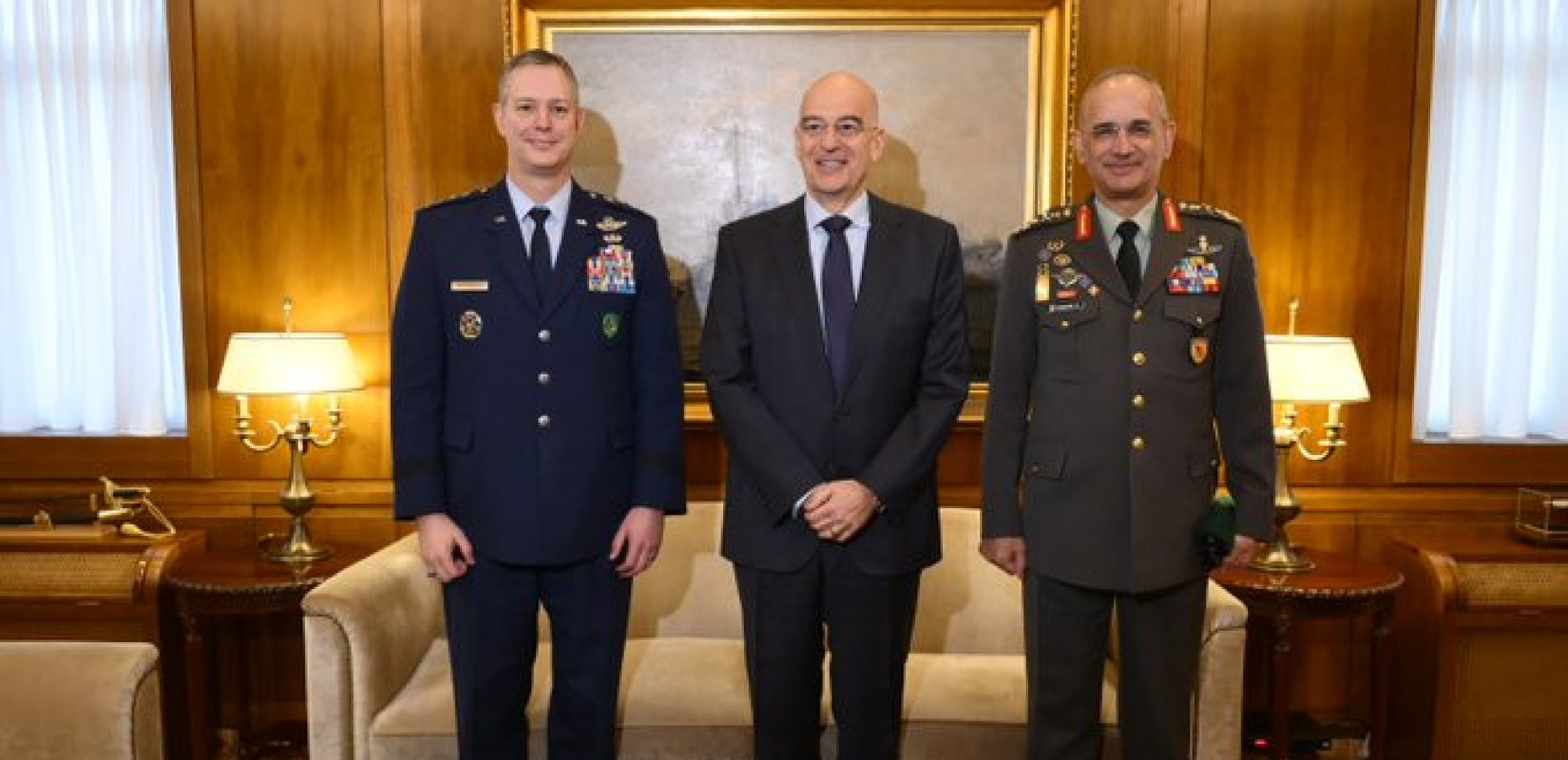 Ν. Δένδιας: Σε συνάντηση με τον Ανώτατο Διοικητή των Συμμαχικών Δυνάμεων της Ευρώπης